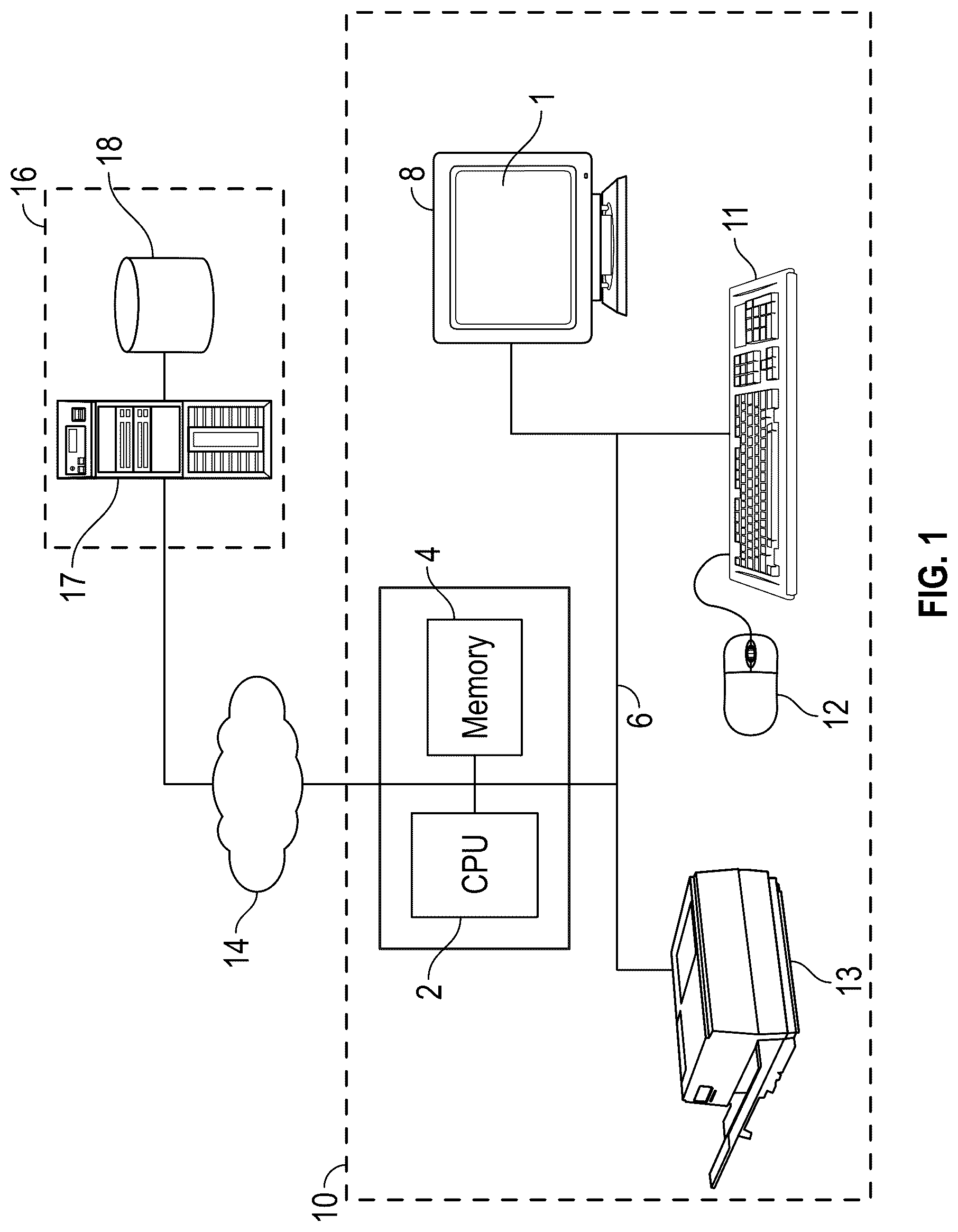 Patent US12327080 Figure 1 – Method and system for displaying and searching information in an electronic document