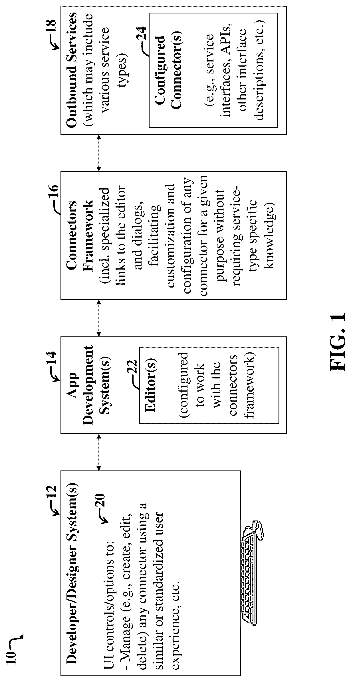 Patent US12327093 — Executing a process-based software application in a first computing environment and a second computing environment — Figure 1