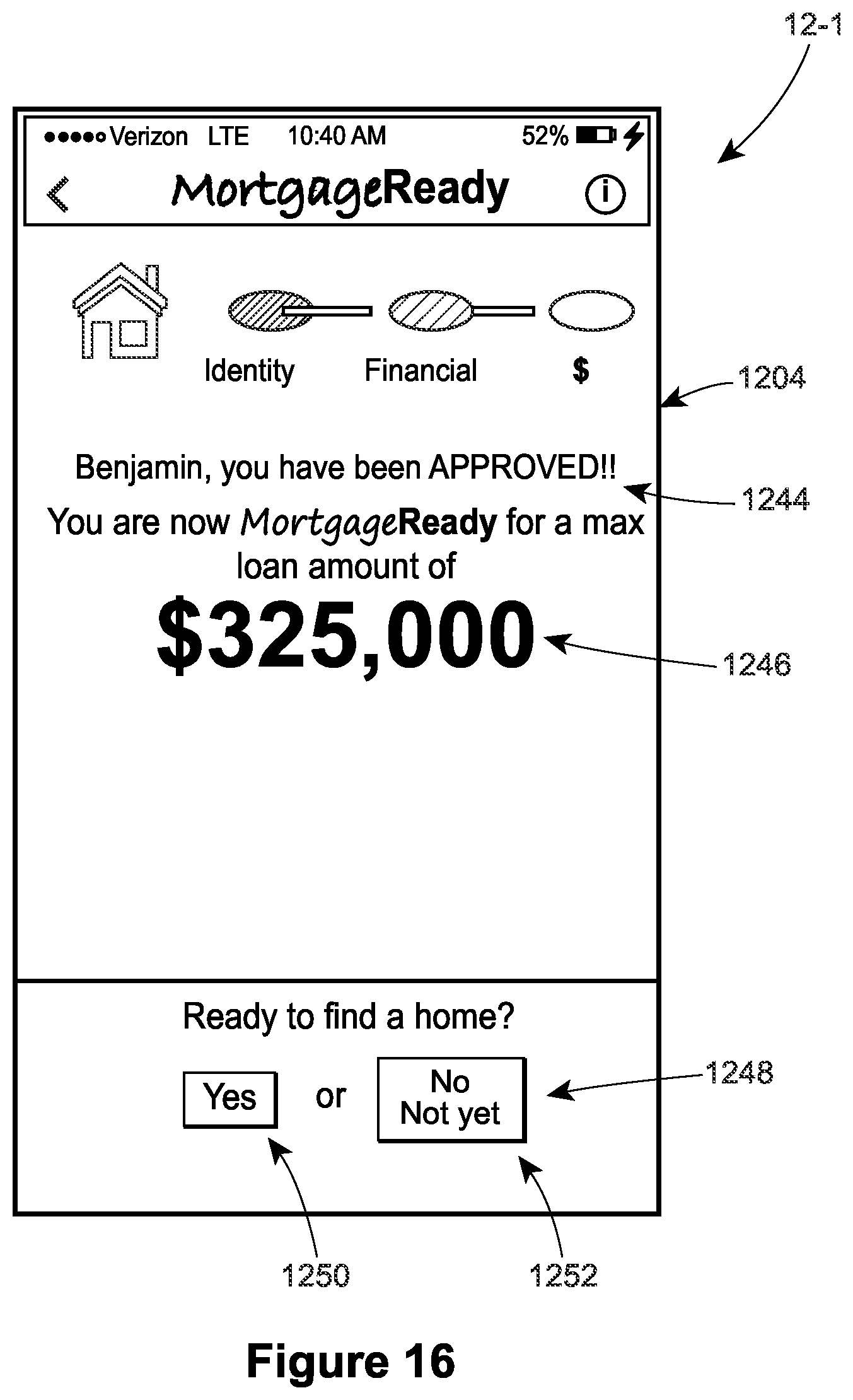 Patent US12327281 Figure 18 – Continuously updating mortgage ready data