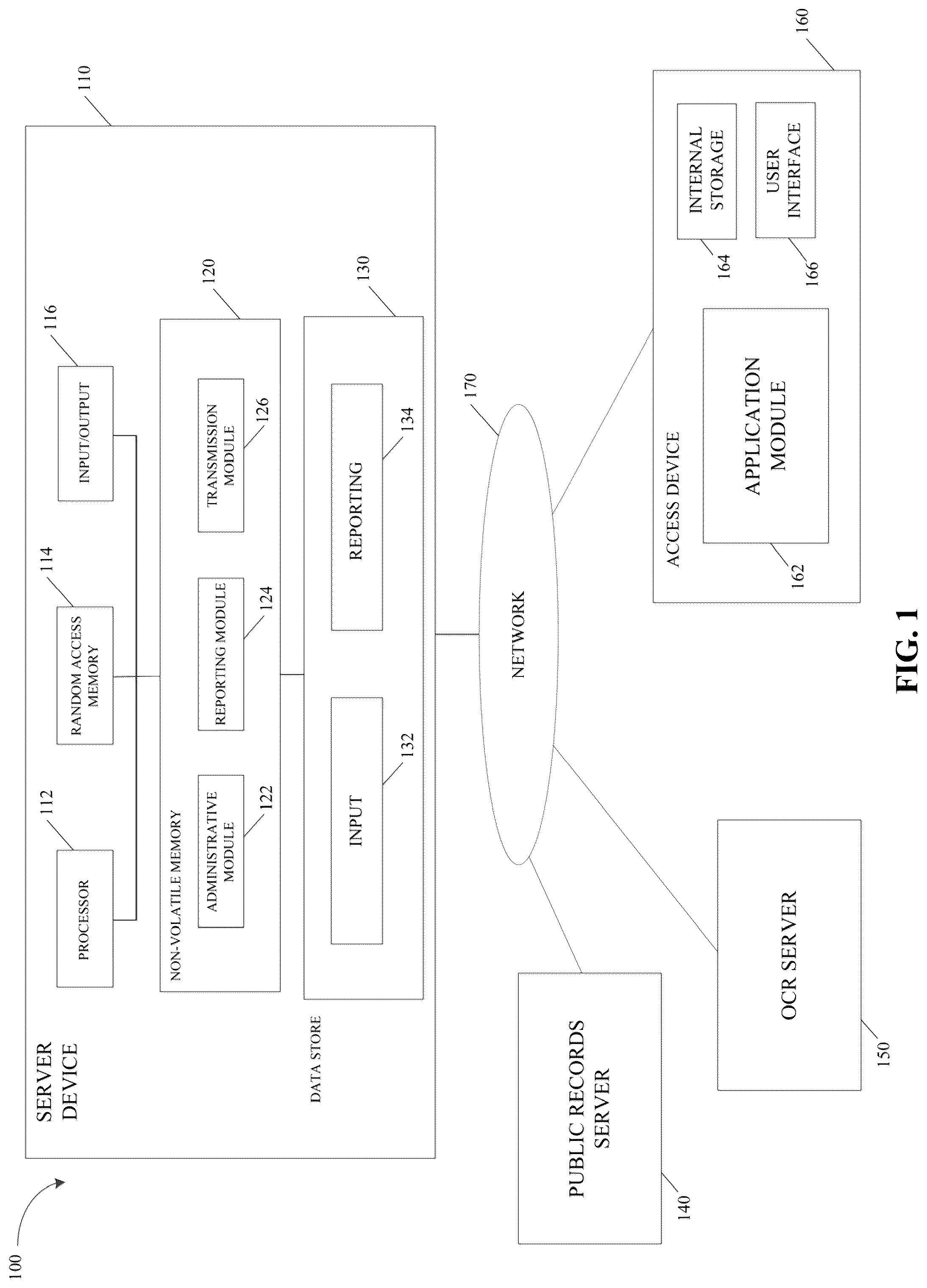 Patent US12327292 — Systems and methods for searching remote databases — Figure 1