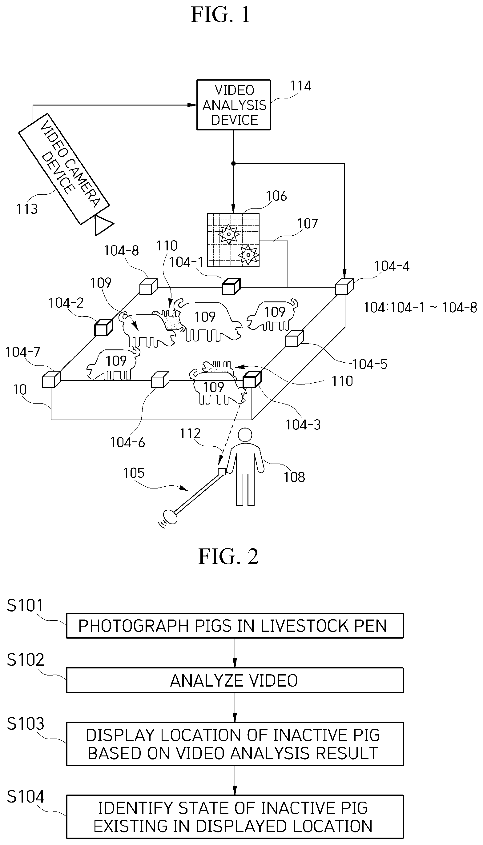 Patent US12327370 — Apparatus and method for monitoring inactive livestock — Figure 1