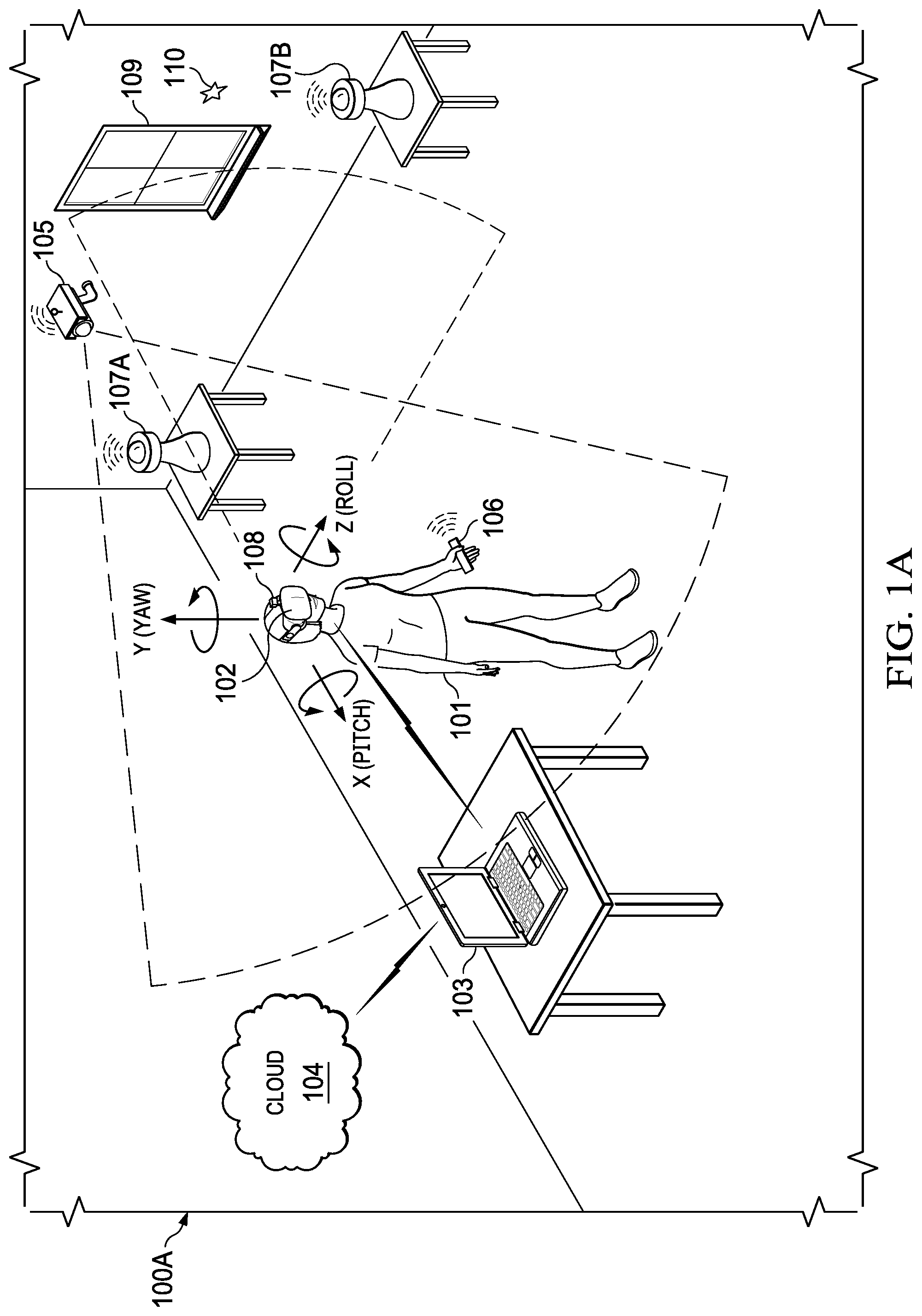 Patent US12327375 — Resolving region-of-interest (ROI) overlaps for distributed simultaneous localization and mapping (SLAM) in edge cloud architectures — Figure 1