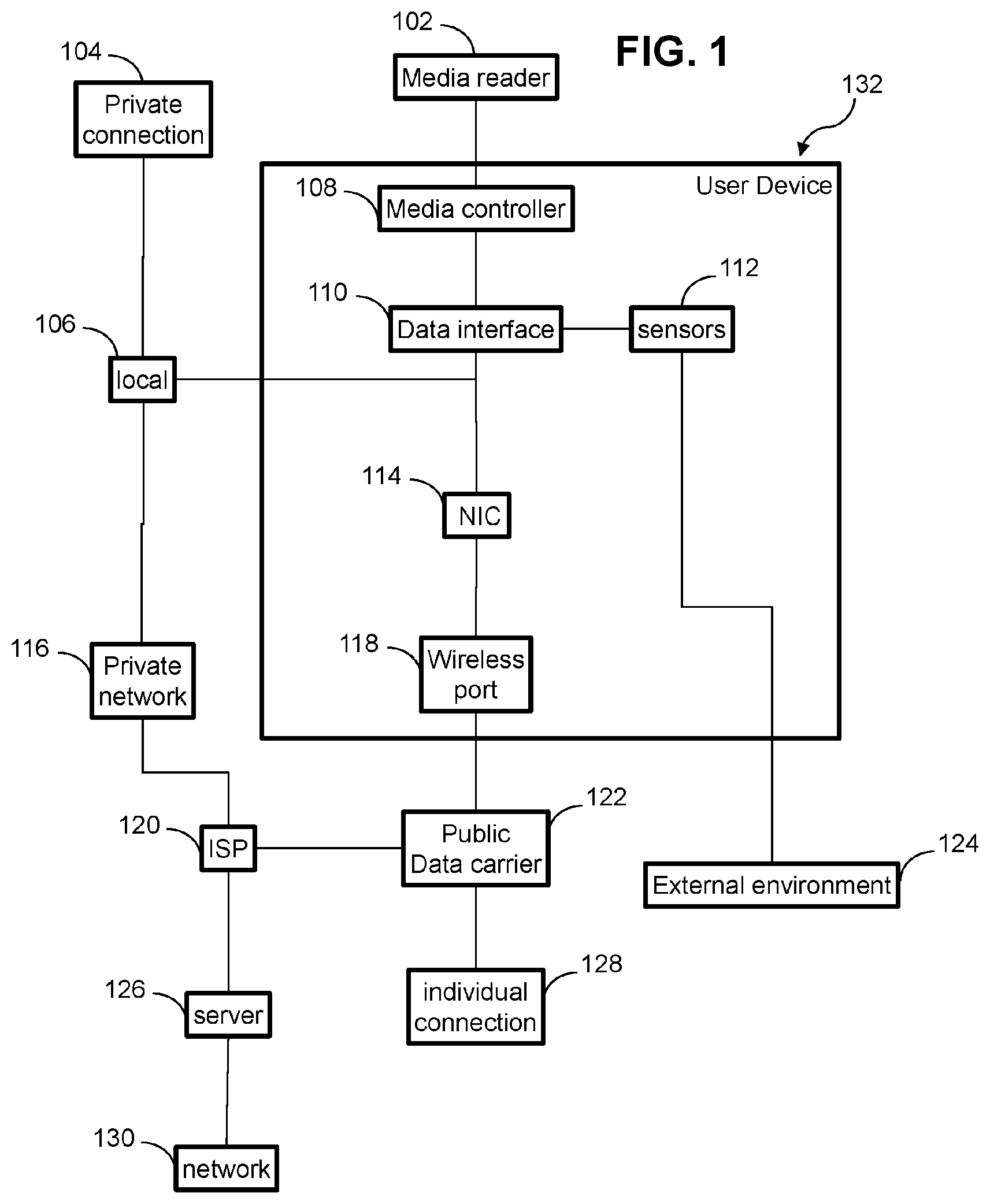 Patent US12327390 — Real time local filtering of on-screen images — Figure 1