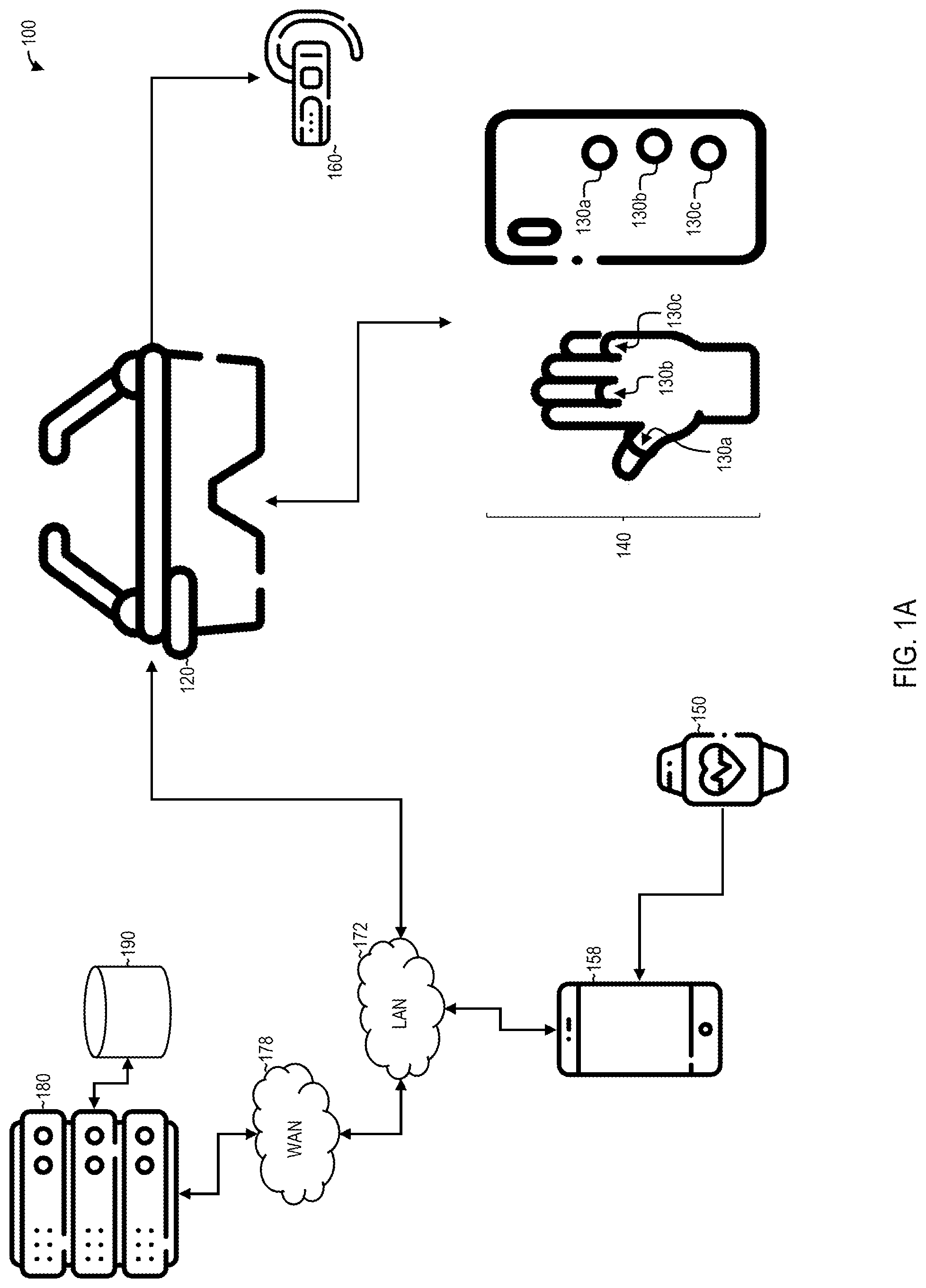 Patent US12327411 — Converting spatial information to haptic and auditory feedback — Figure 1