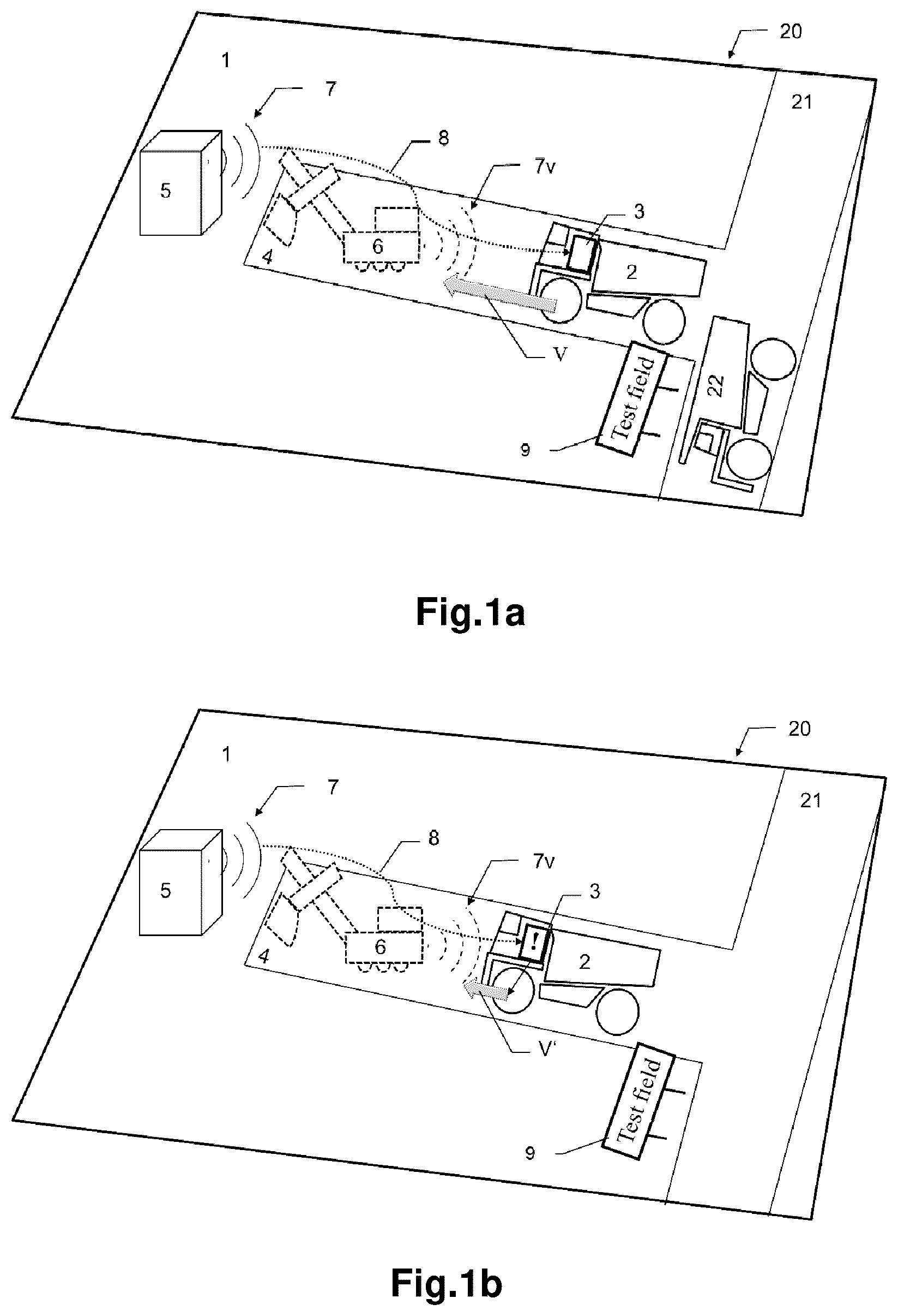 Patent US12327440 — Method and system for on-site testing of an off-road vehicle intervention system — Figure 1