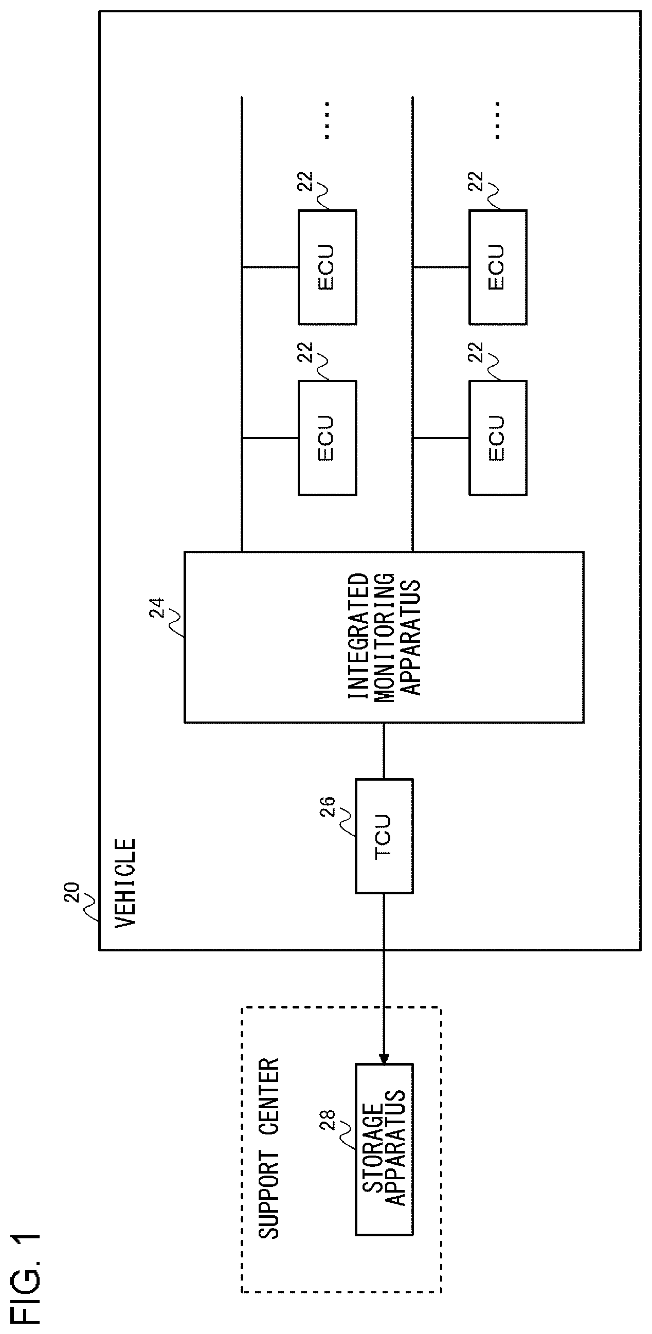 Patent US12327443 — Monitoring apparatus and monitoring method — Figure 1