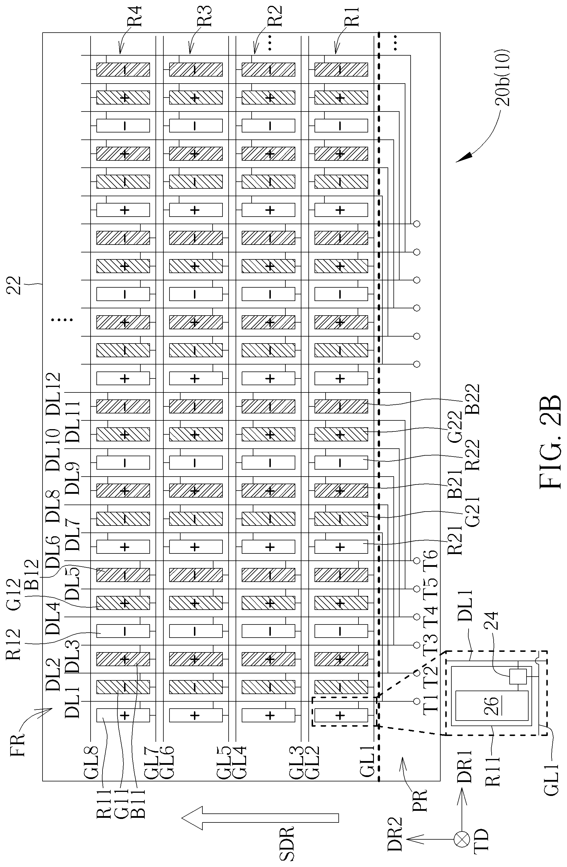 Patent US12327506 — Substrate structure — Figure 1