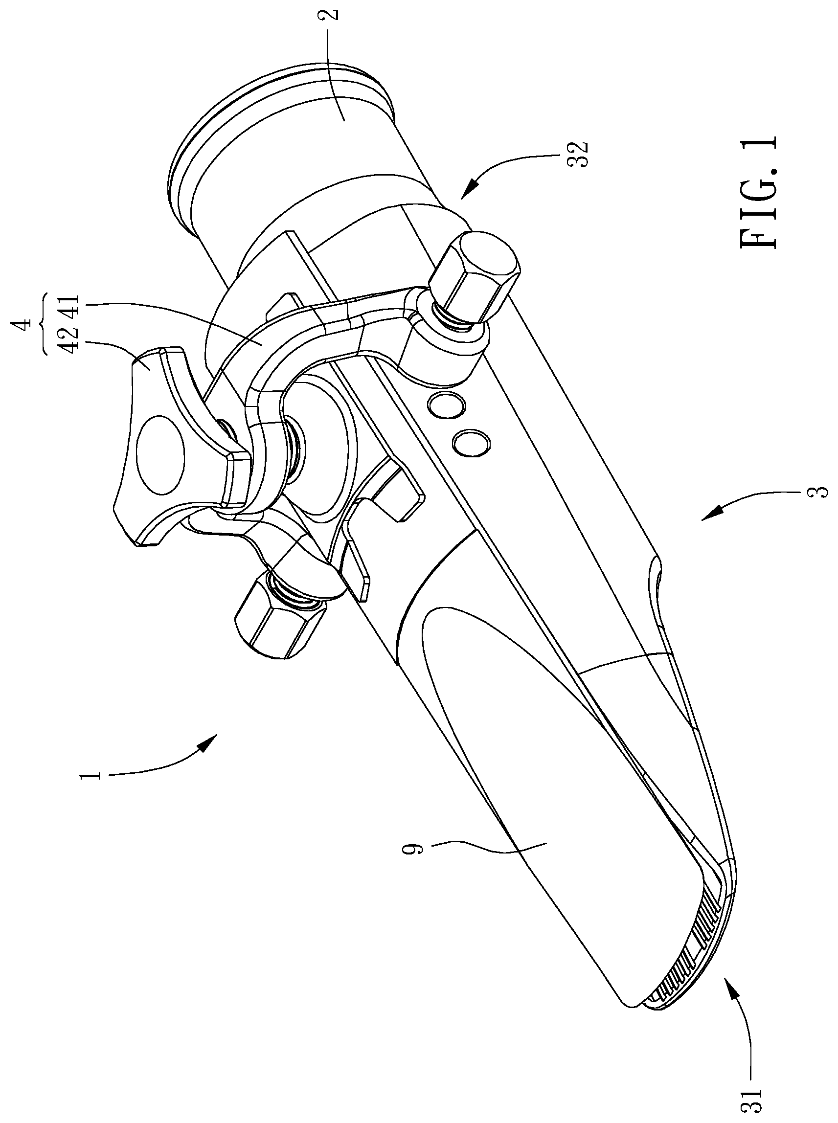 Patent US12327538 — Saxophone mouthpiece — Figure 1
