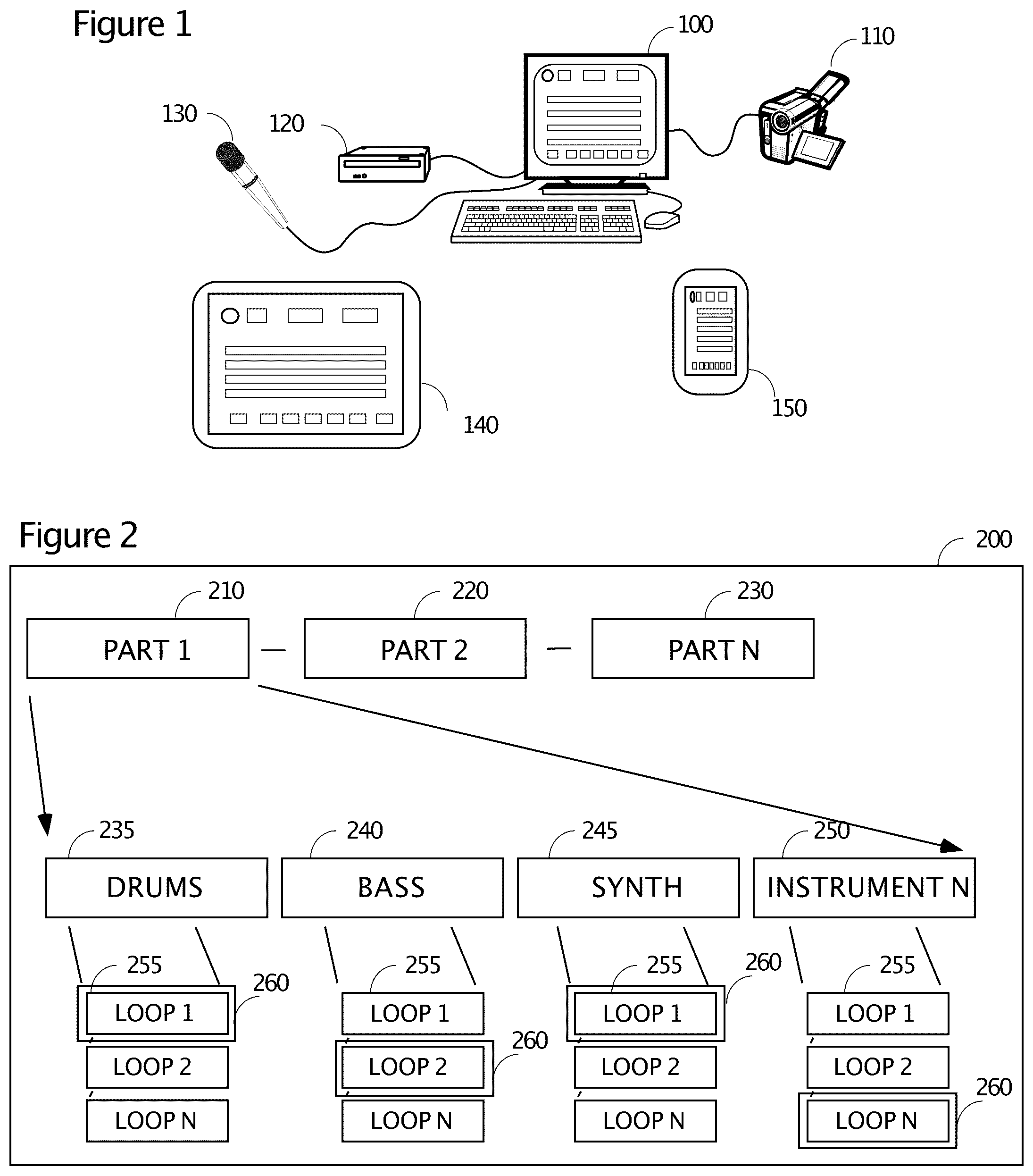 Patent US12327539 — Method and system for energy-based song variant construction with demixing — Figure 1