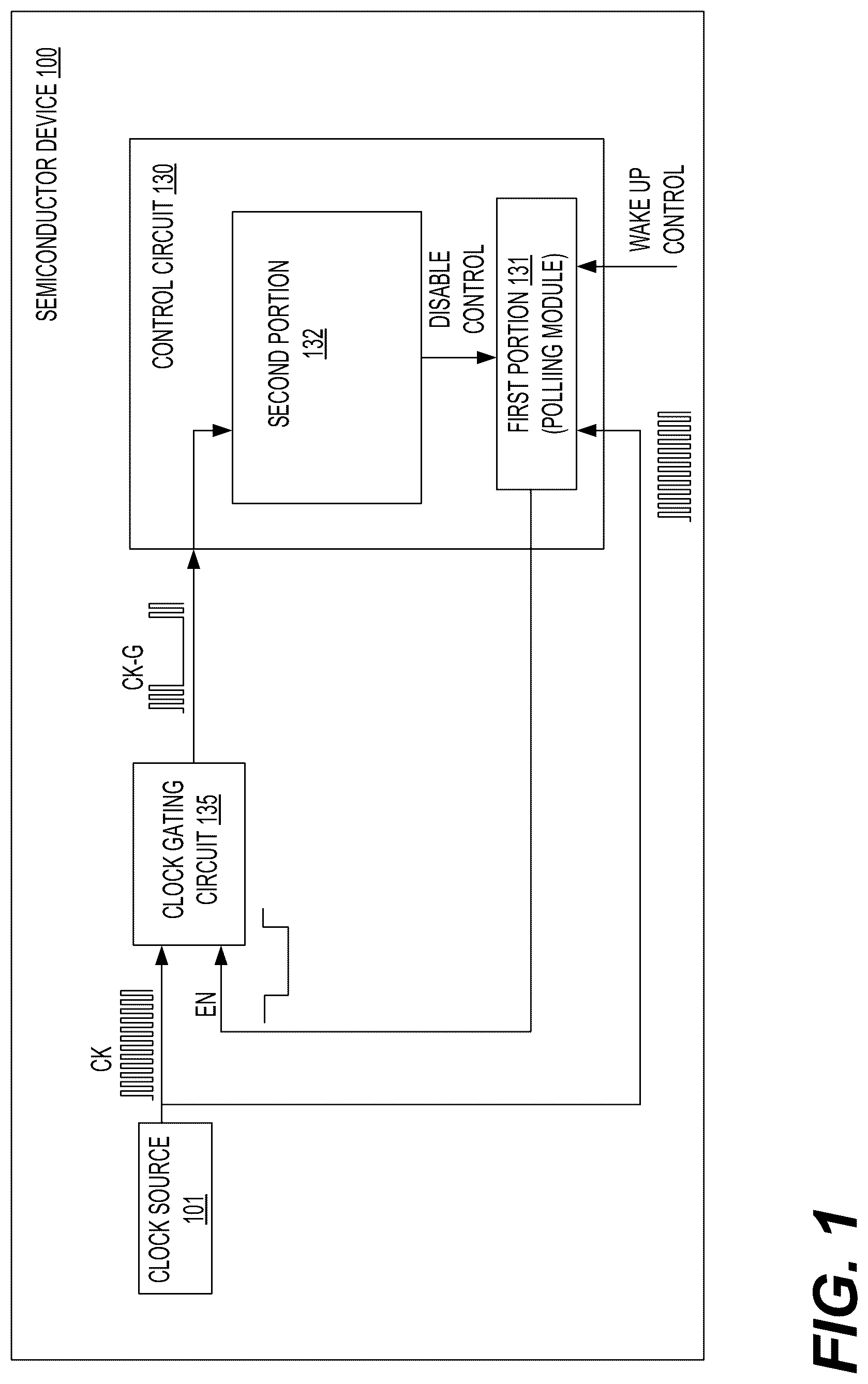 Patent US12327601 — Method and apparatus for power saving in semiconductor devices — Figure 1