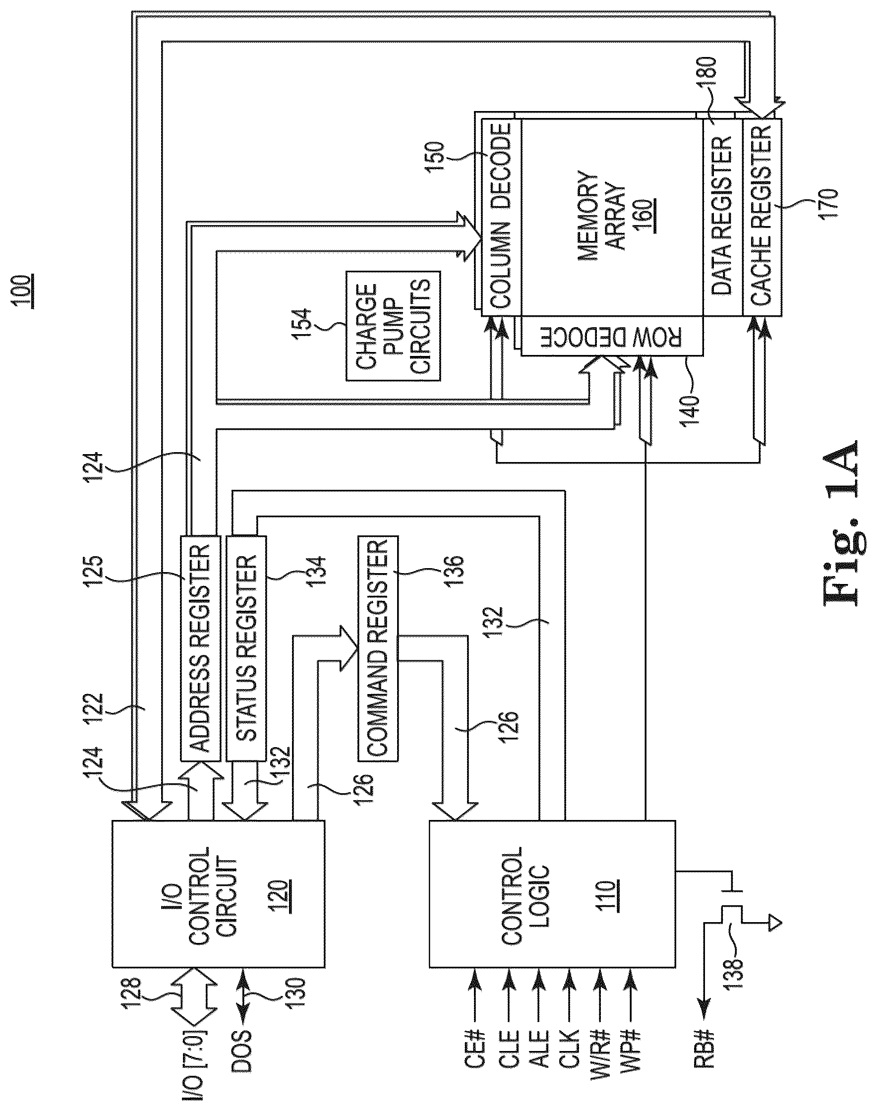 Patent US12327609 — Apparatuses including multiple read modes and methods for same — Figure 1