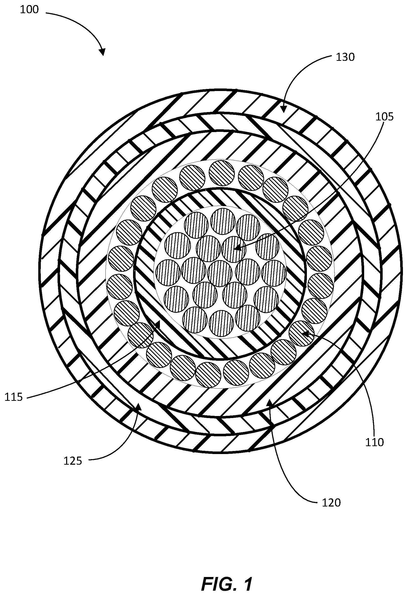 Patent US12327653 — Low inductance radio head cable — Figure 1