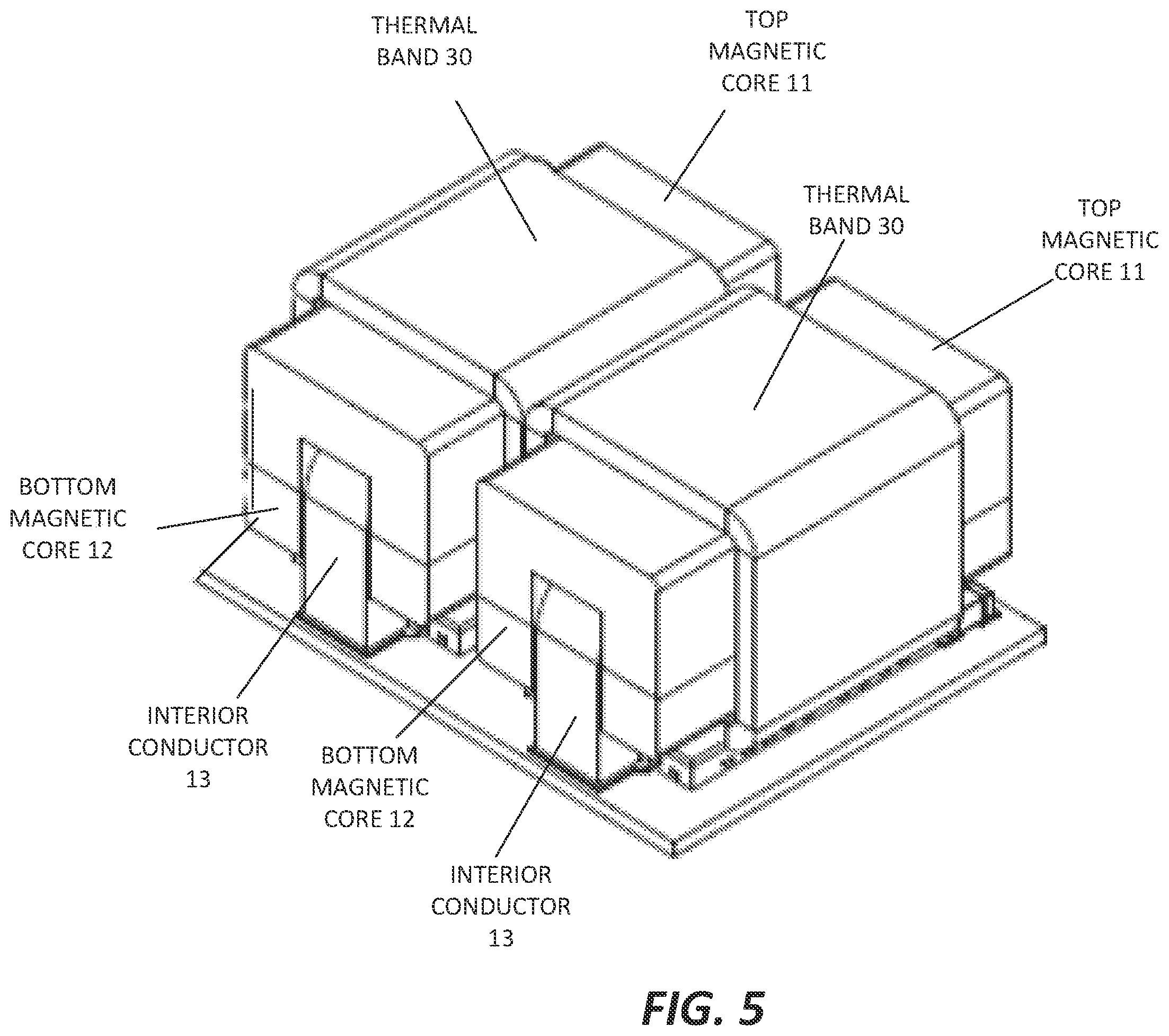 Patent US12327670 — Apparatus for an inductor disposed in a band for method of heat dispersion — Figure 1