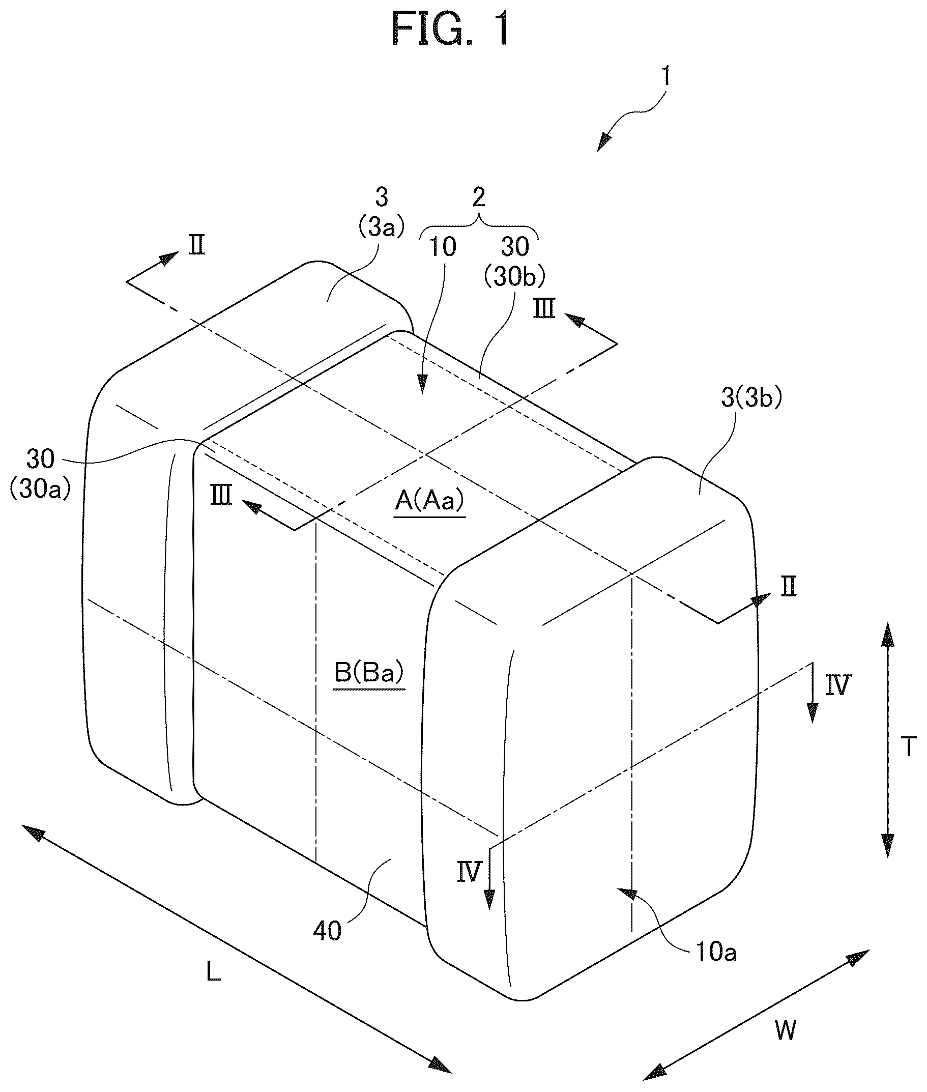Patent US12327688 — Electronic component — Figure 1