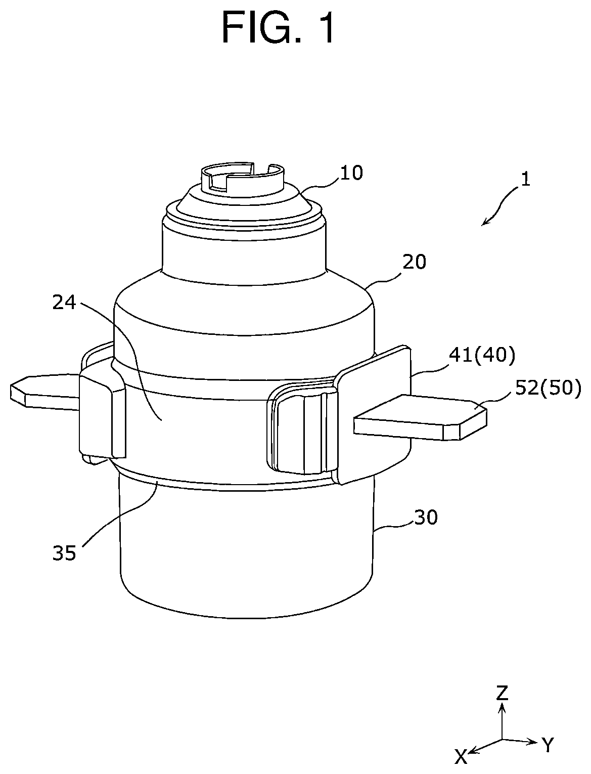 Patent US12327702 — Breaker device — Figure 1