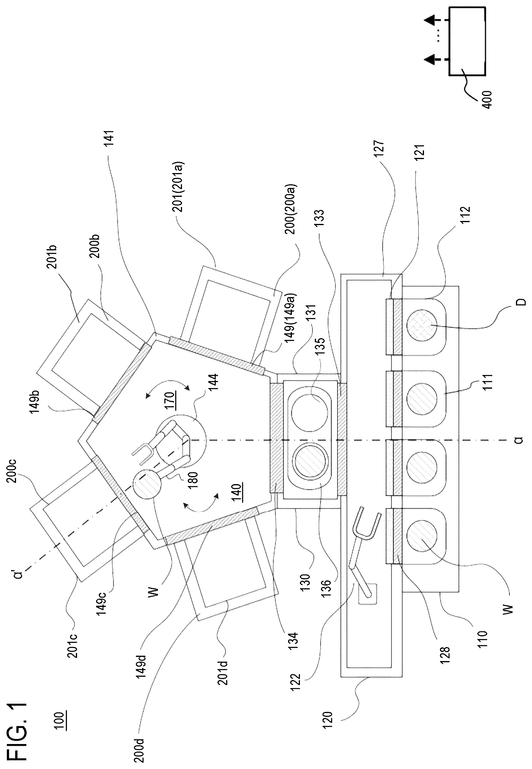 Patent US12327720 — Method of processing substrate, substrate processing apparatus, recording medium, and manufacturing semiconductor device — Figure 1