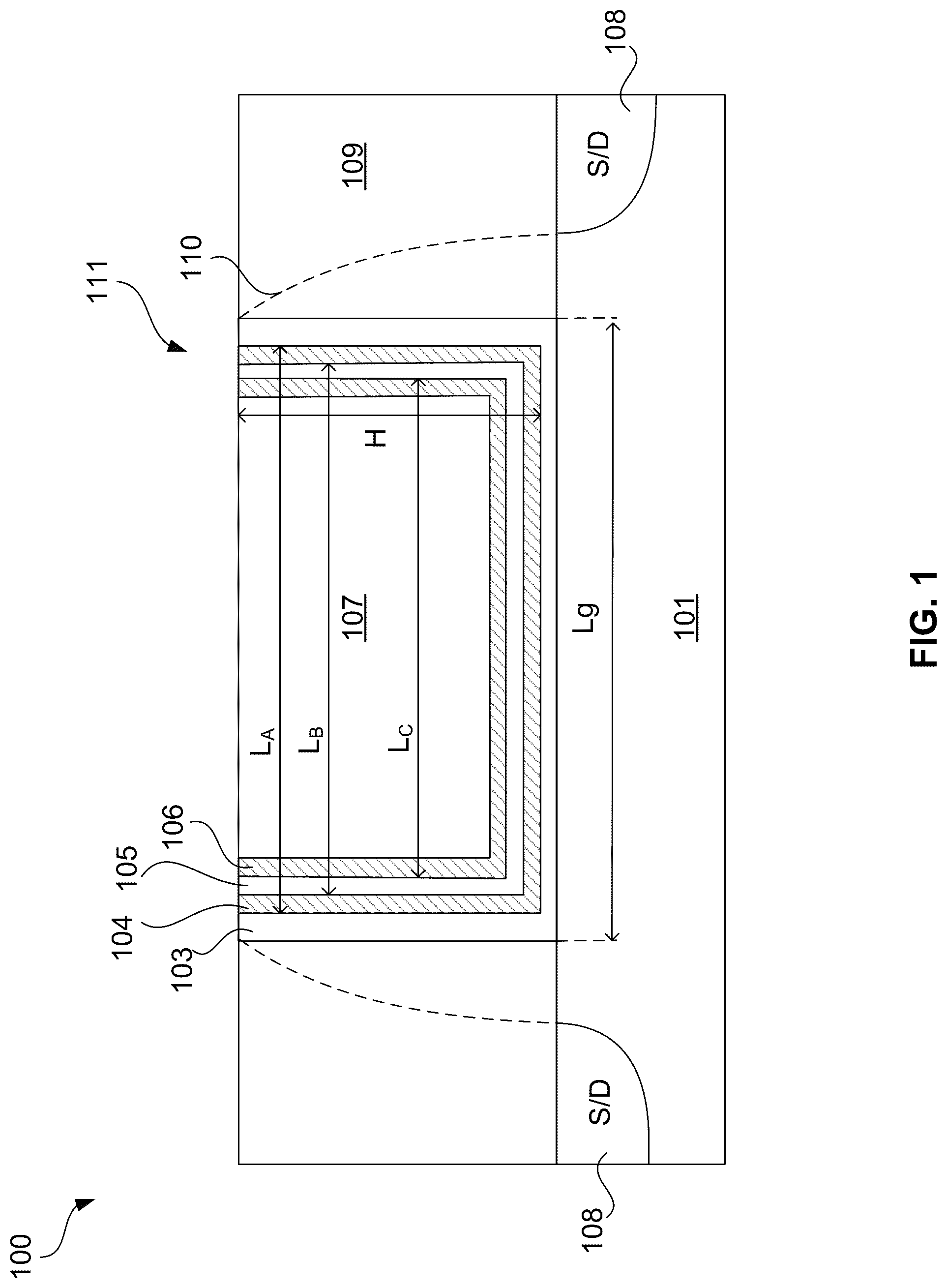 Patent US12327721 — Ultraviolet radiation activated atomic layer deposition — Figure 1