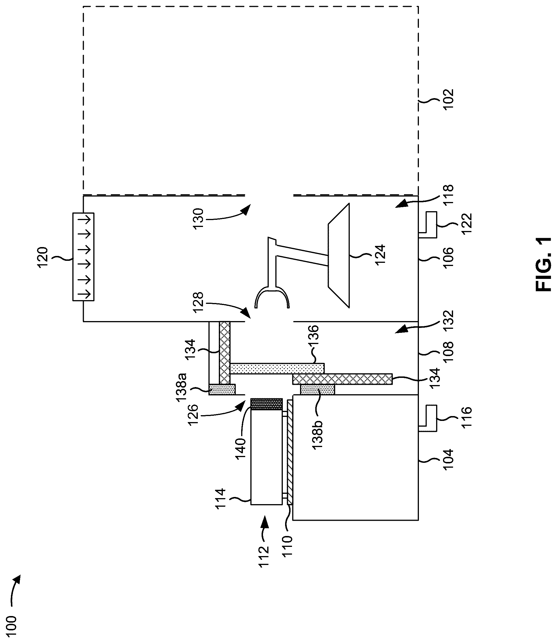 Patent US12327747 — Transport carrier docking device — Figure 1