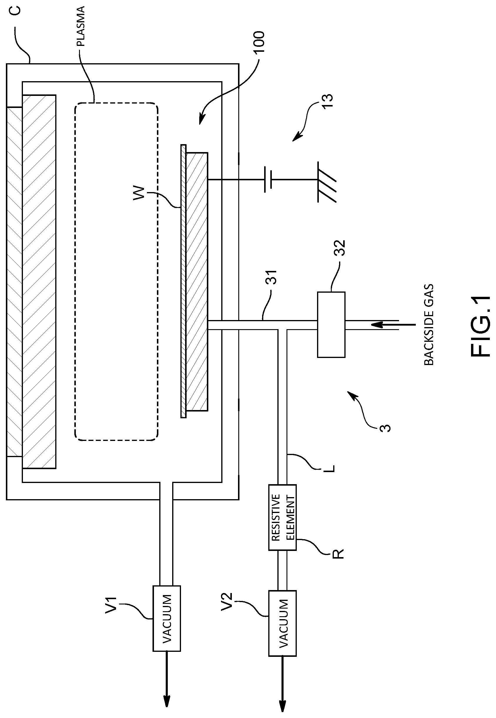 Patent US12327750 — Electrostatic chuck device, pressure calculation method and program — Figure 1