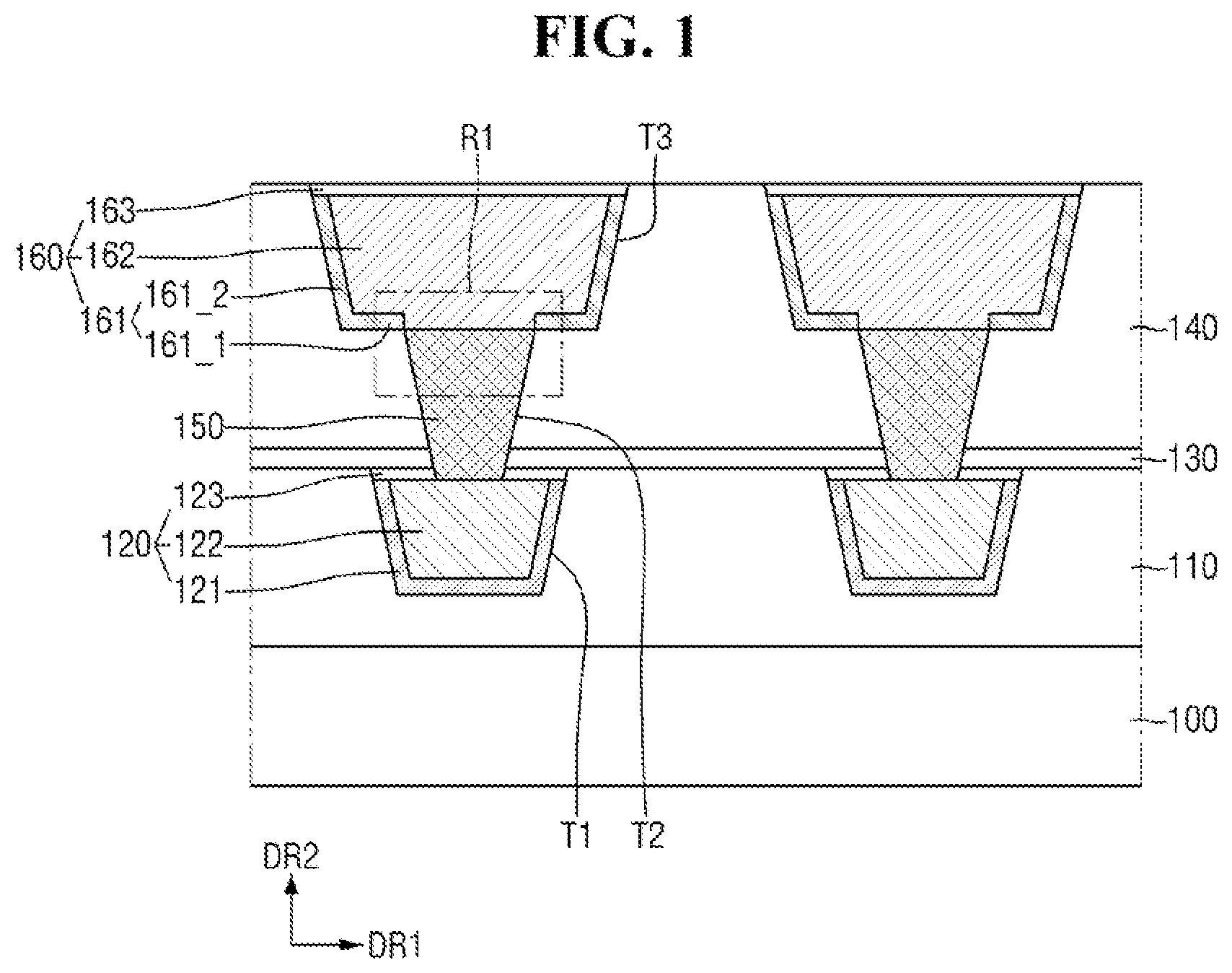 Patent US12327759 — Semiconductor device and method for fabricating the same — Figure 1