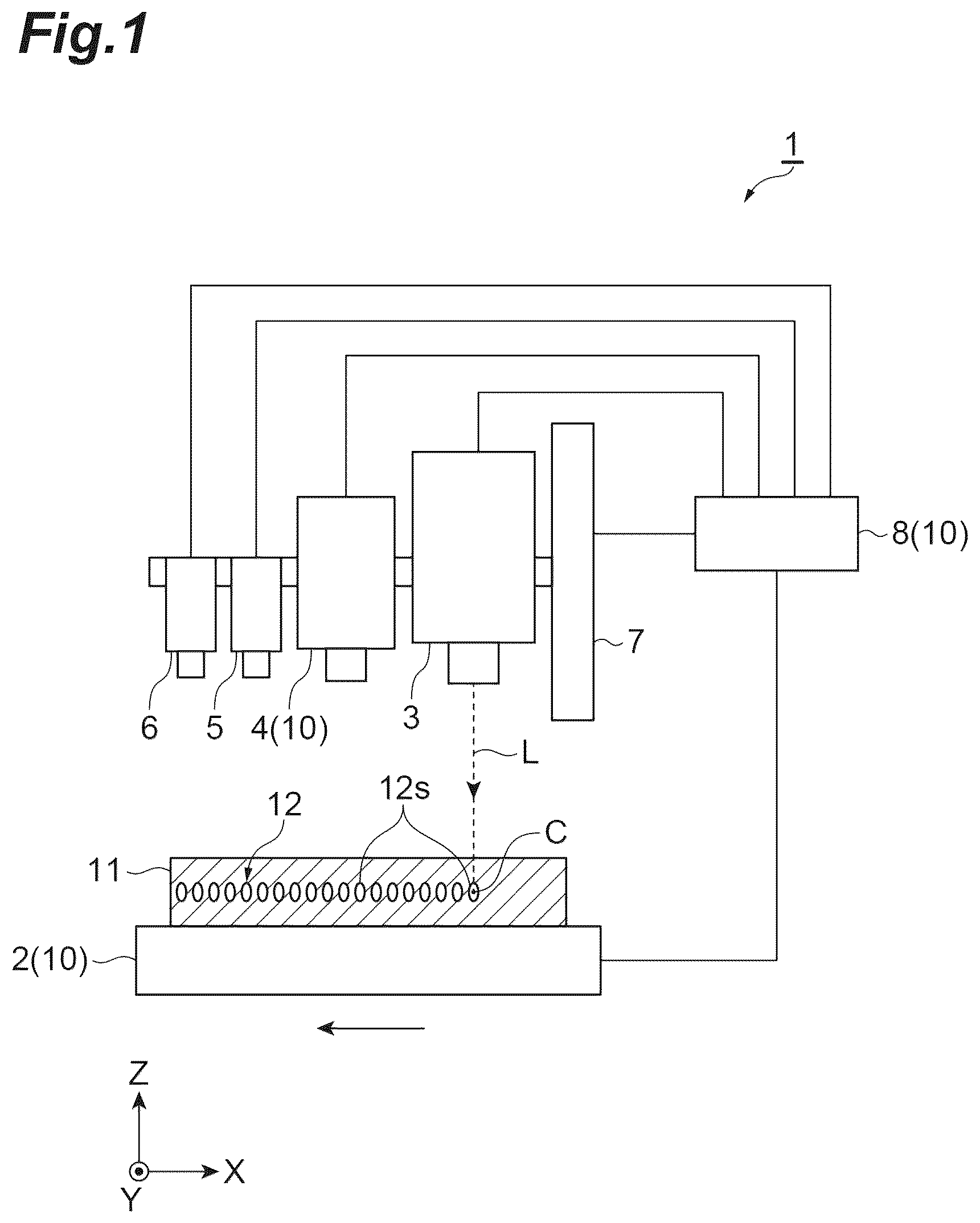 Patent US12327766 — Laser processing method, semiconductor device manufacturing method, and examination device — Figure 1