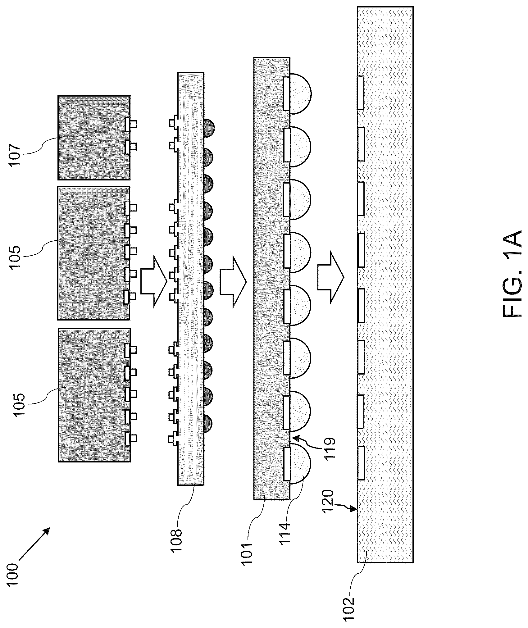 Patent US12327782 — Systems for semiconductor package mounting with improved co-planarity — Figure 1