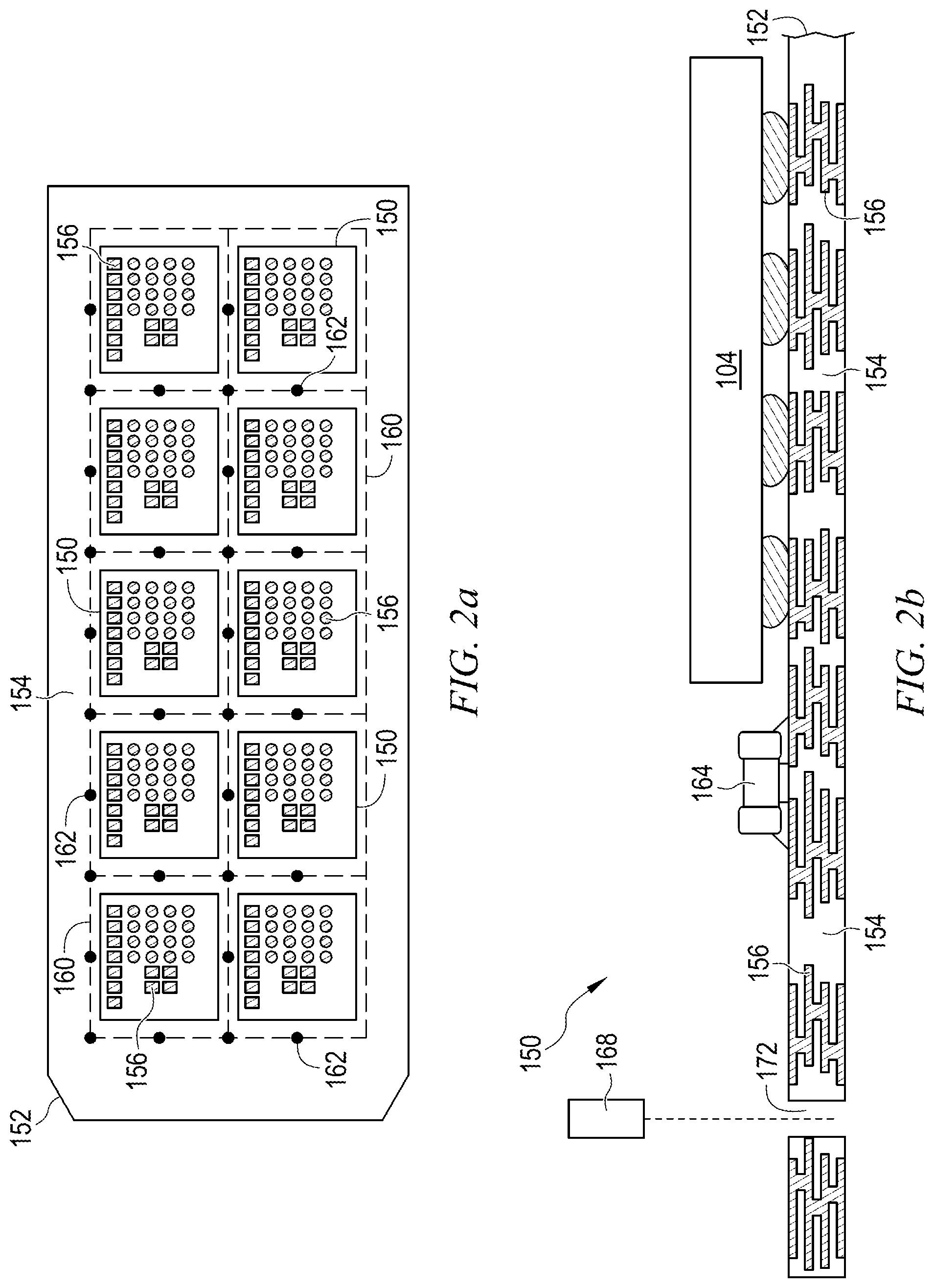 Patent US12327800 — Semiconductor device and method for selective EMI shielding using a mask — Figure 1