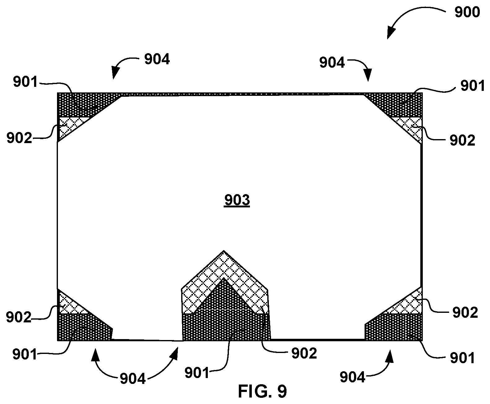 Patent US12327801 — Robust mold integrated substrate — Figure 1