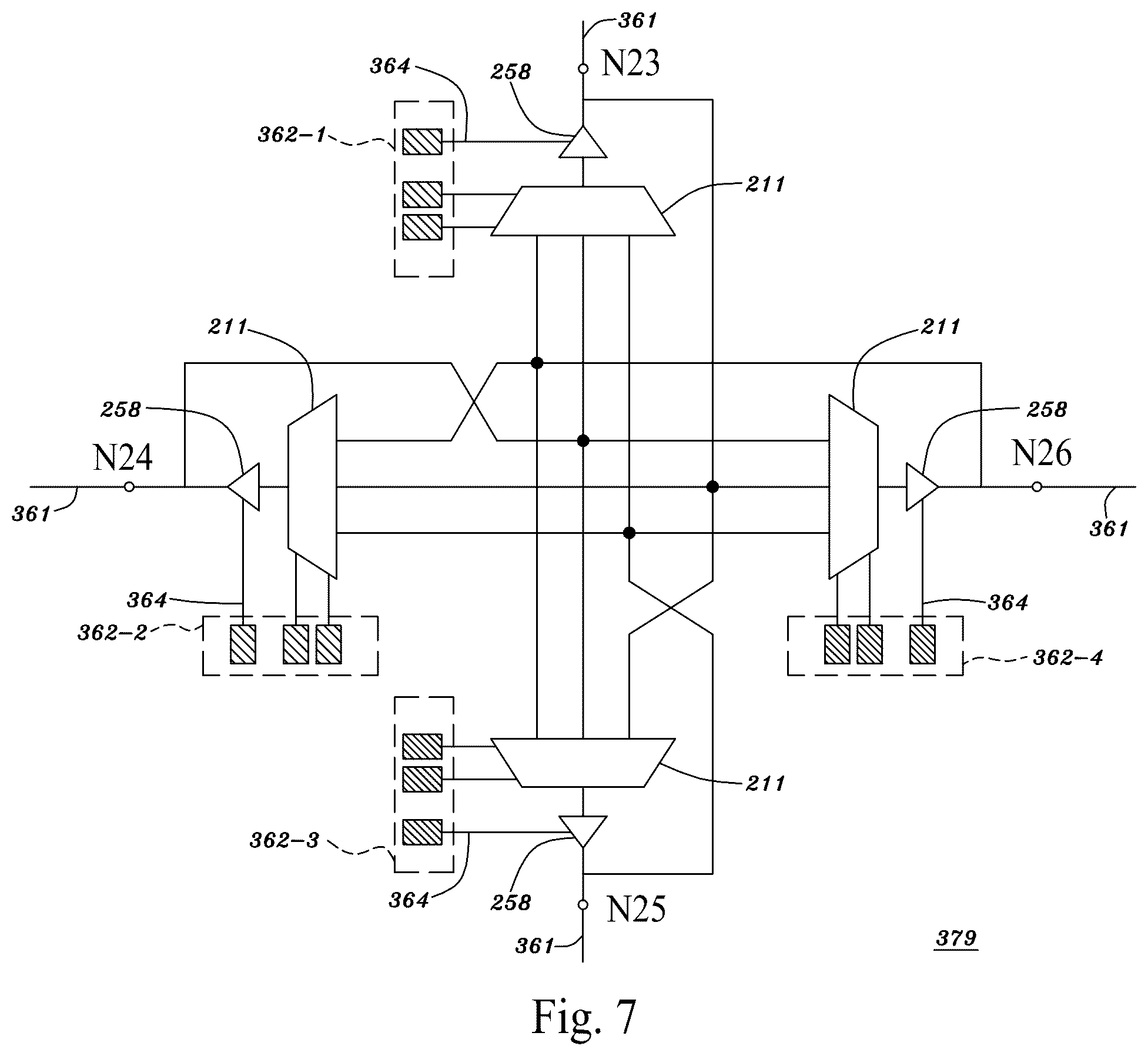 Patent US12327813 Figure 10 – Logic drive based on multichip package using interconnection bridge