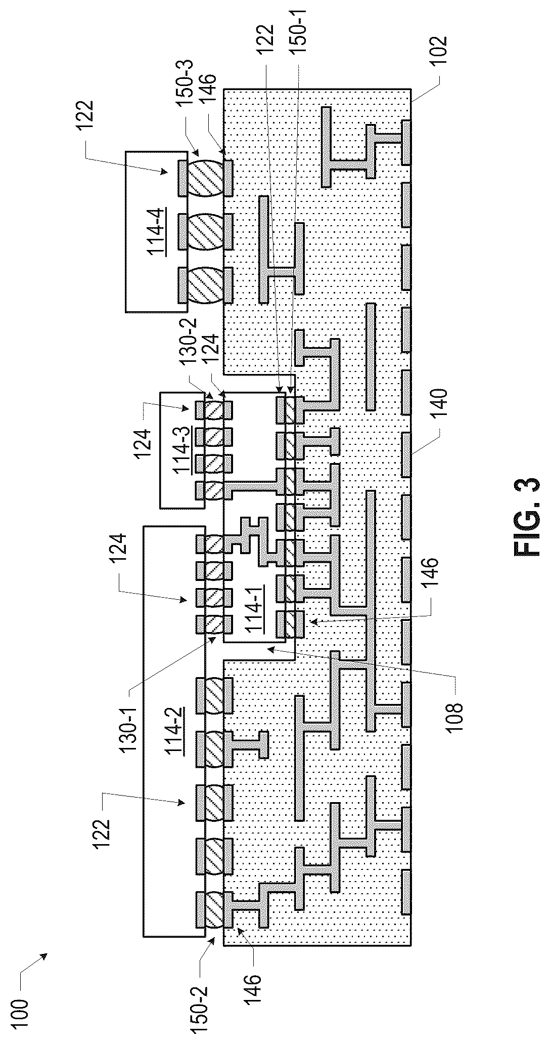 Patent US12327827 Figure 3 – Microelectronic assemblies