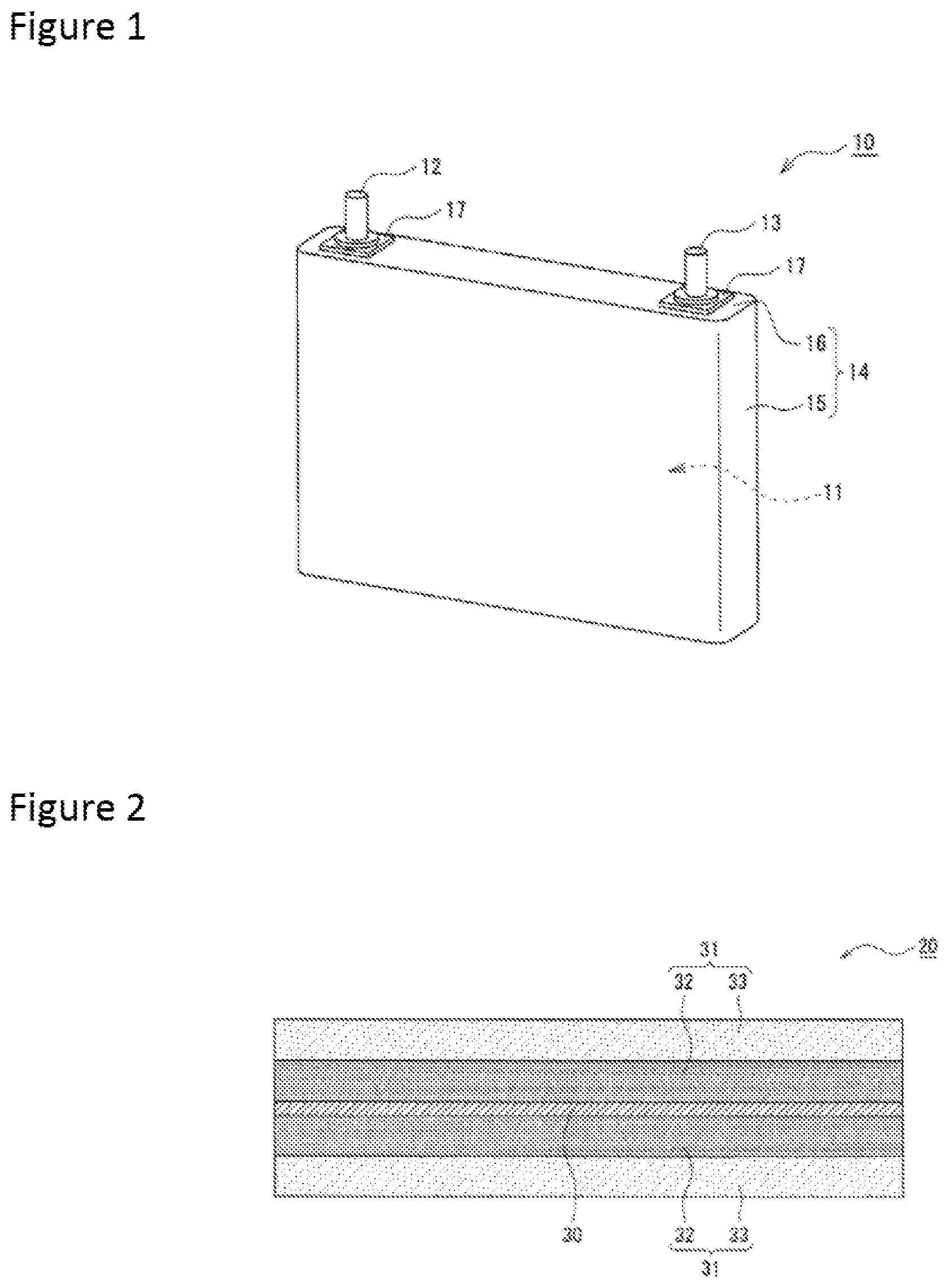 Patent US12327839 — Prismatic non-aqueous electrolyte secondary battery — Figure 1