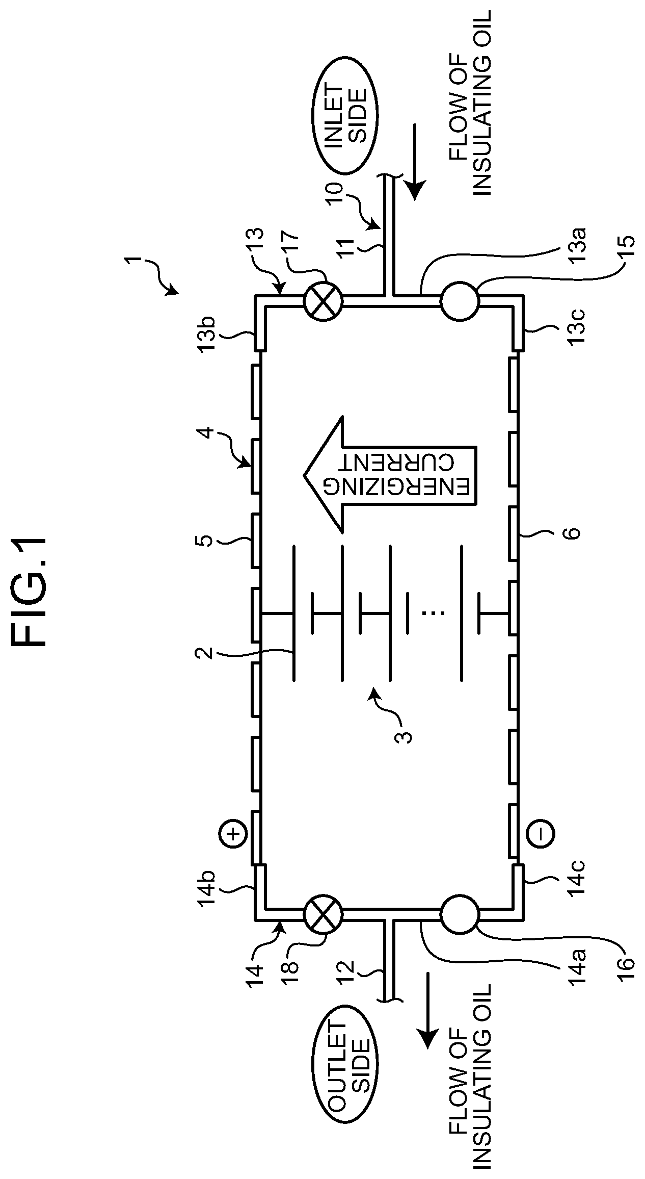 Patent US12327849 — Battery cooling device — Figure 1