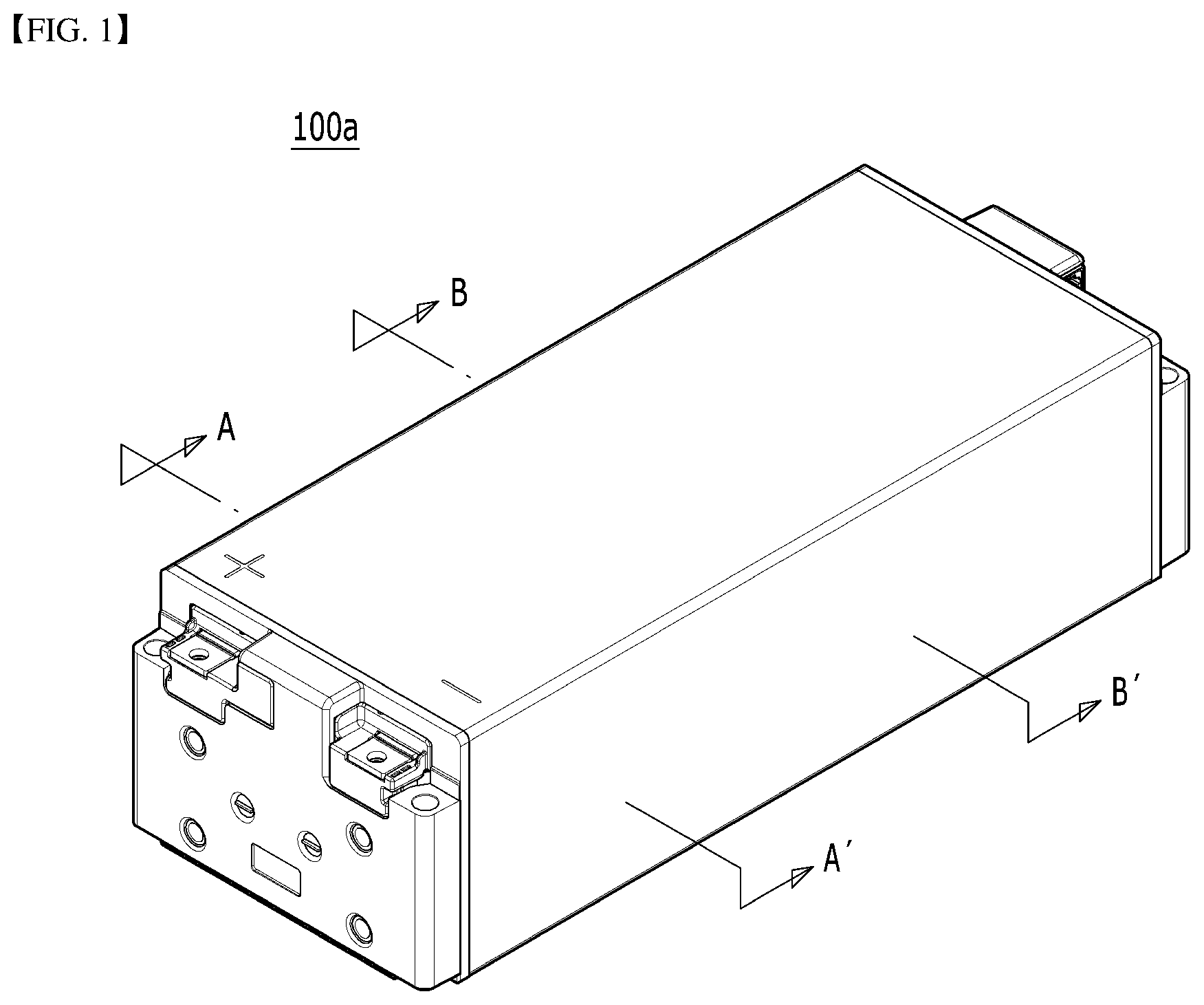 Patent US12327850 Figure 1 – Battery module and battery pack including the same
