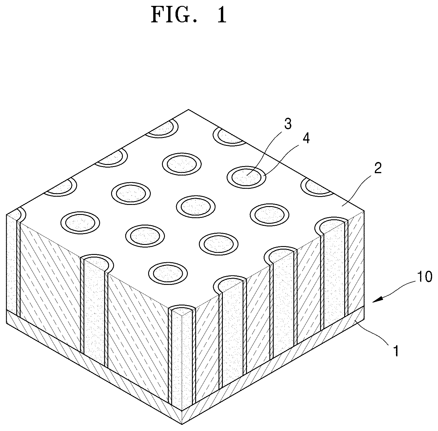 Patent US12327866 — Electrode structure, positive electrode and electrochemical device including the same, and method of preparing the electrode structure — Figure 1