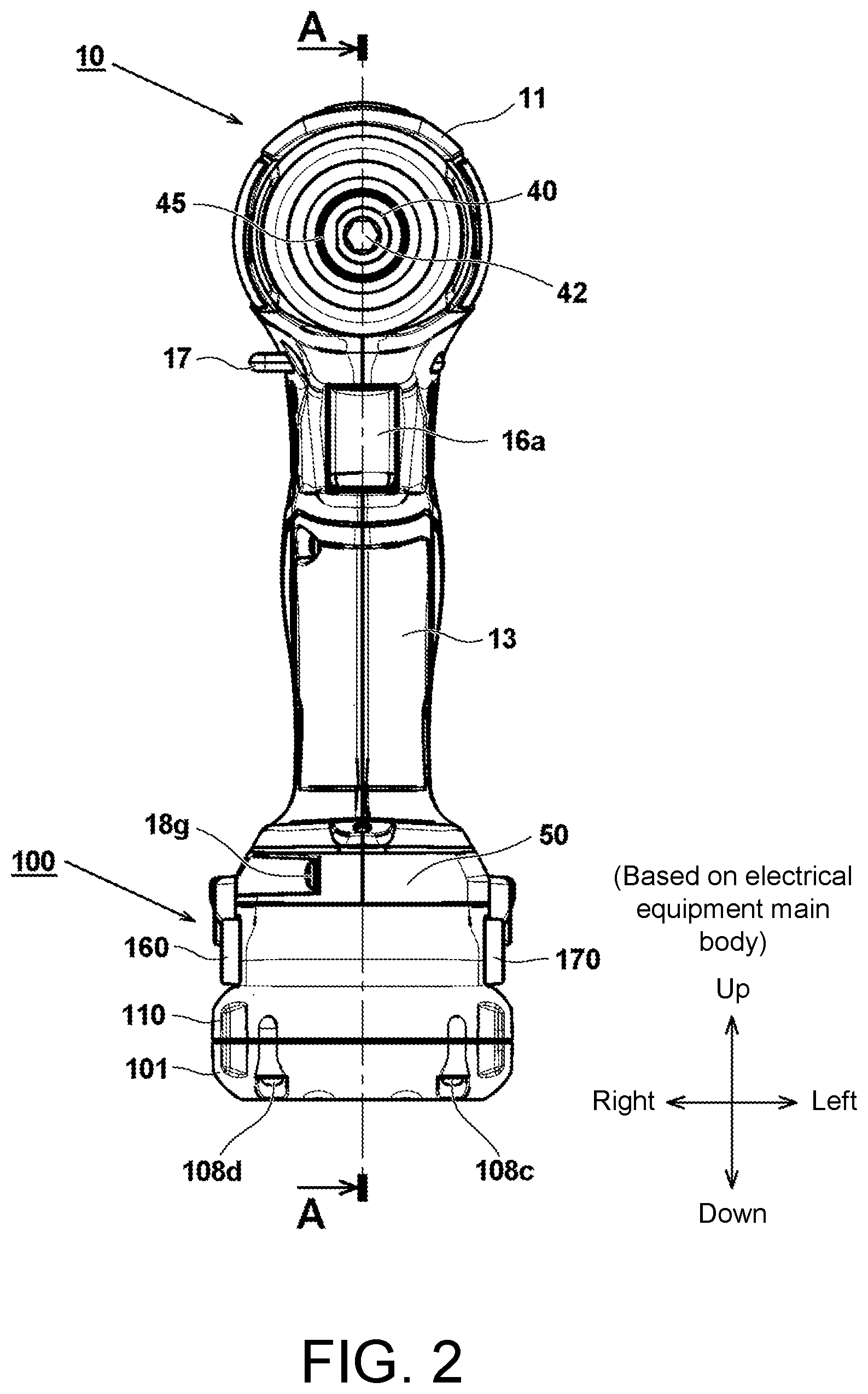 Patent US12327876 — Battery pack and electrical equipment — Figure 1