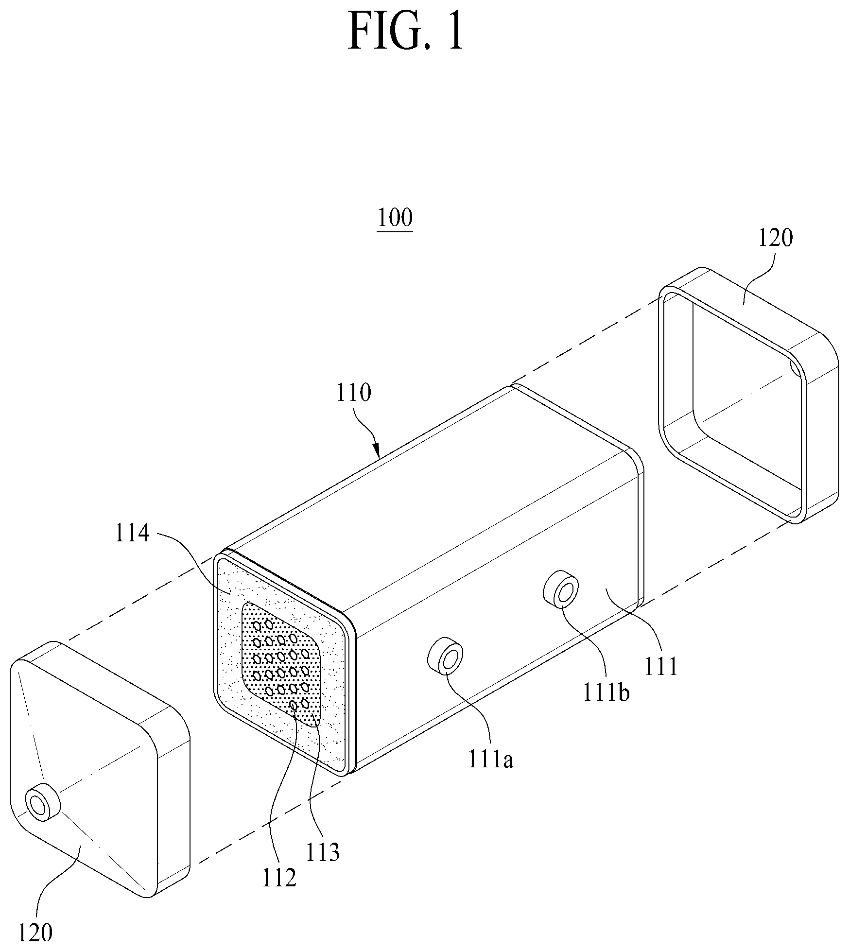 Patent US12327893 — Humidifier for fuel cell — Figure 1