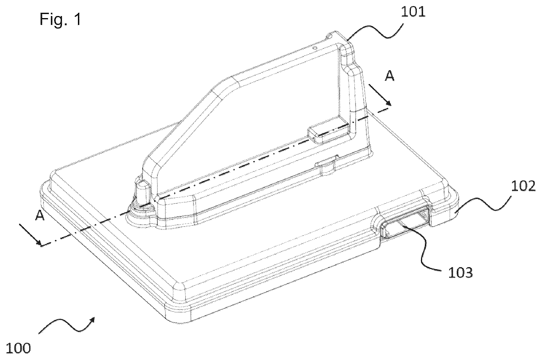 Patent US12327912 — Vehicle antenna module — Figure 1