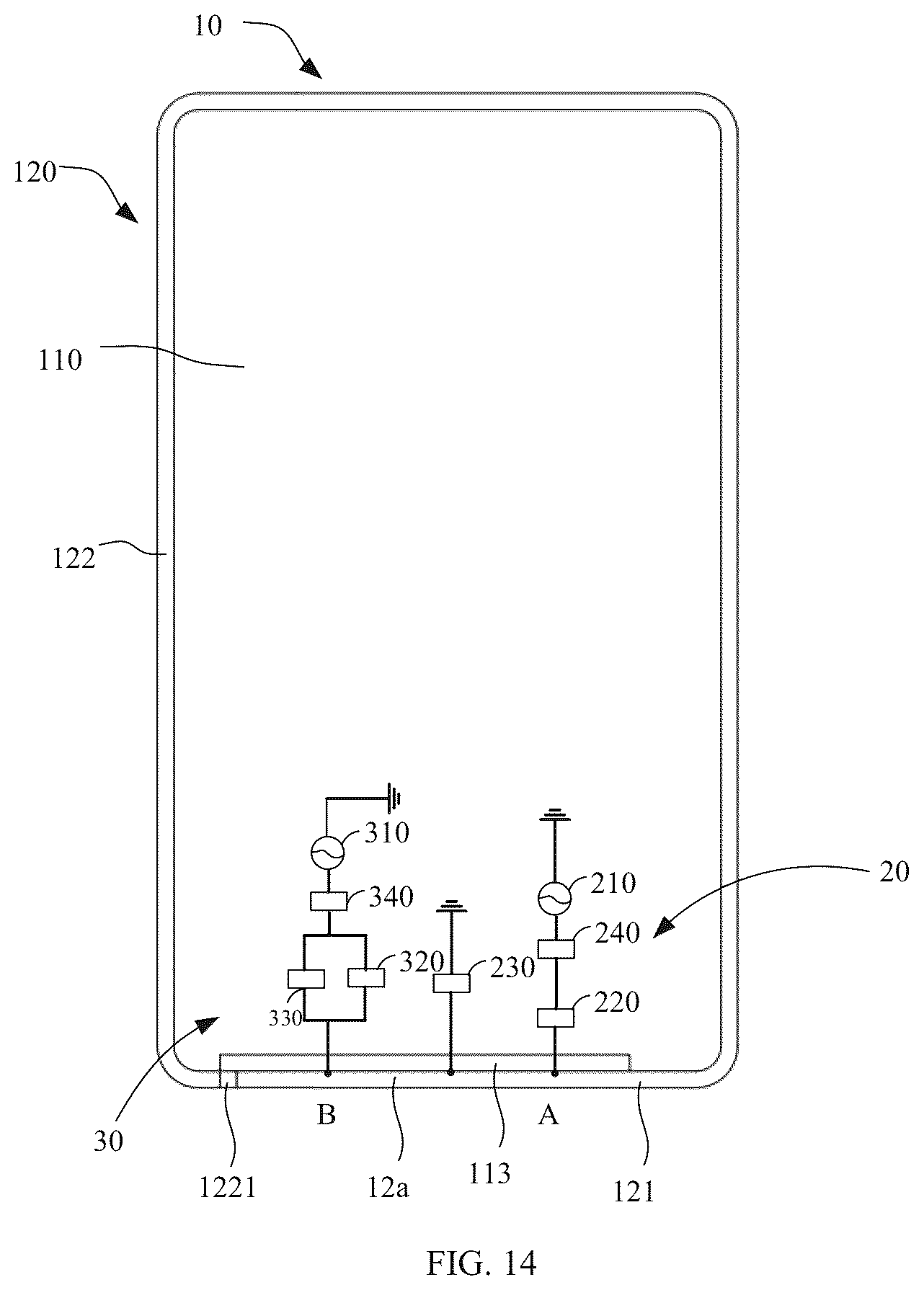 Patent US12327921 — Electronic device — Figure 1