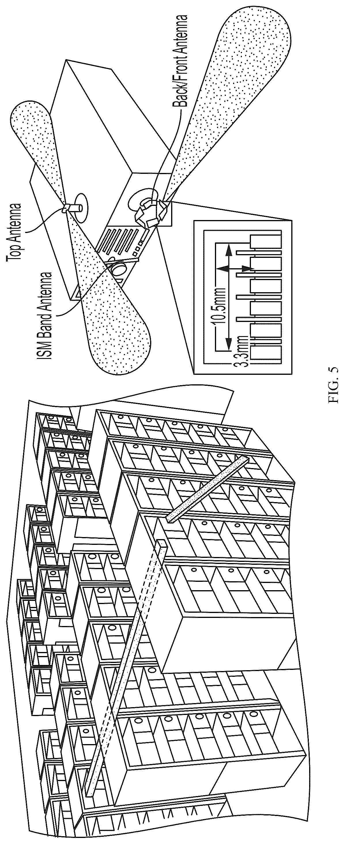 Patent US12327925 — Phased circular array of planar omnidirectional radiating elements — Figure 1