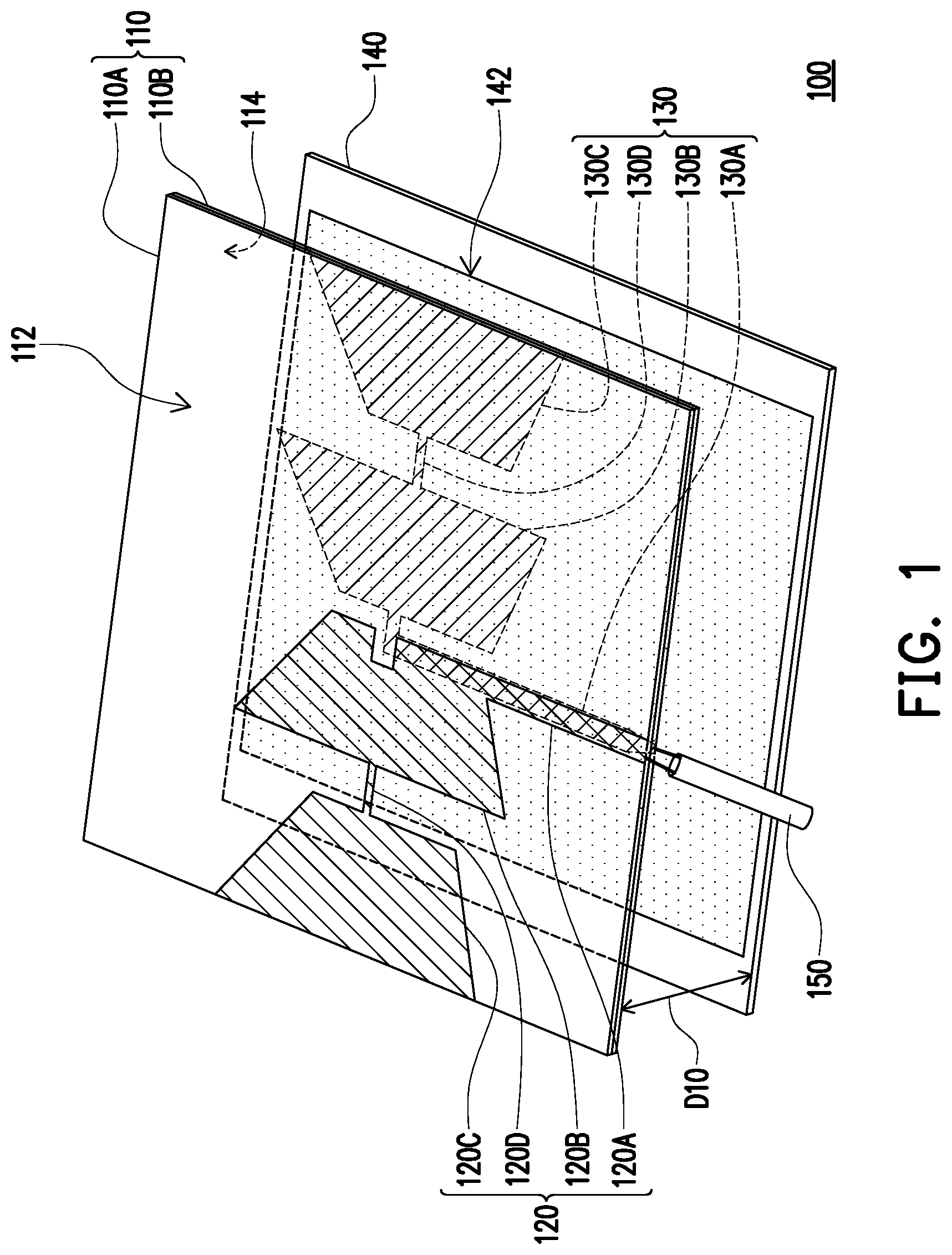 Patent US12327936 Figure 1 – Light-transmitting antenna