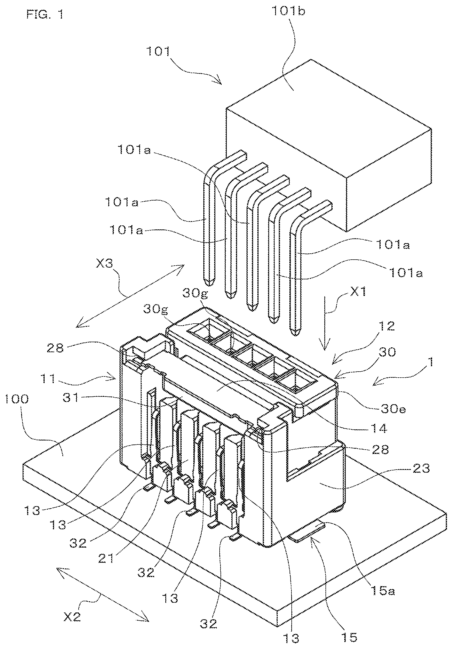 Patent US12327939 — Connector — Figure 1