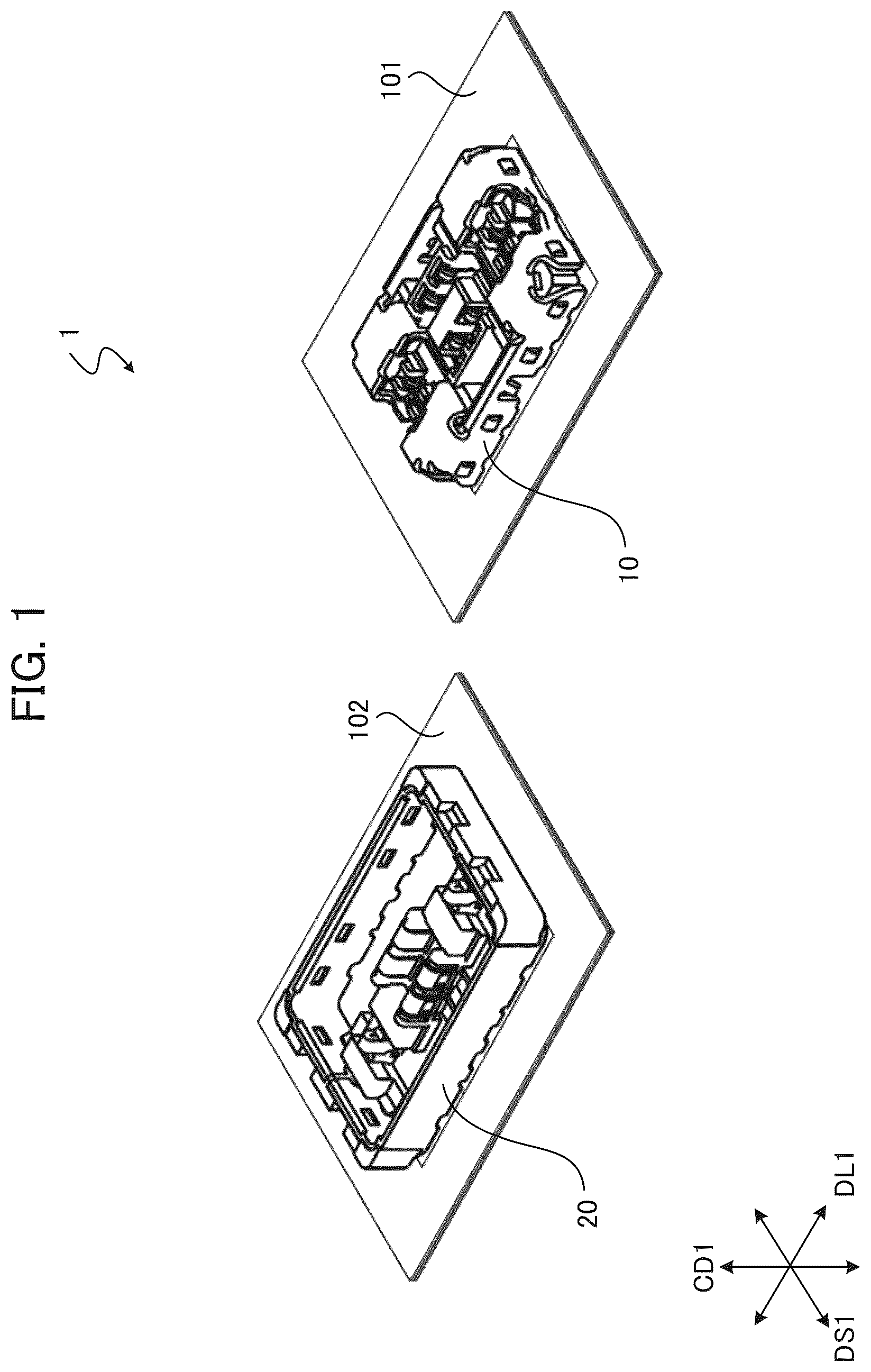 Patent US12327942 — Connector and connection unit for use in an electrical device — Figure 1