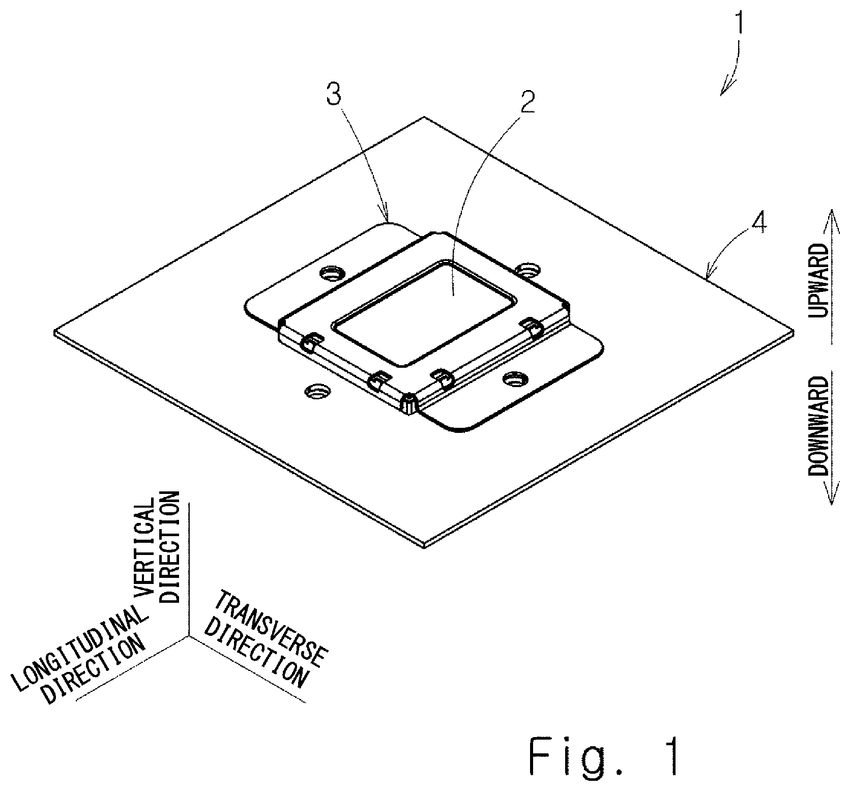 Patent US12327943 Figure 1 – Socket connector including housing, contacts, cover member and projecting part