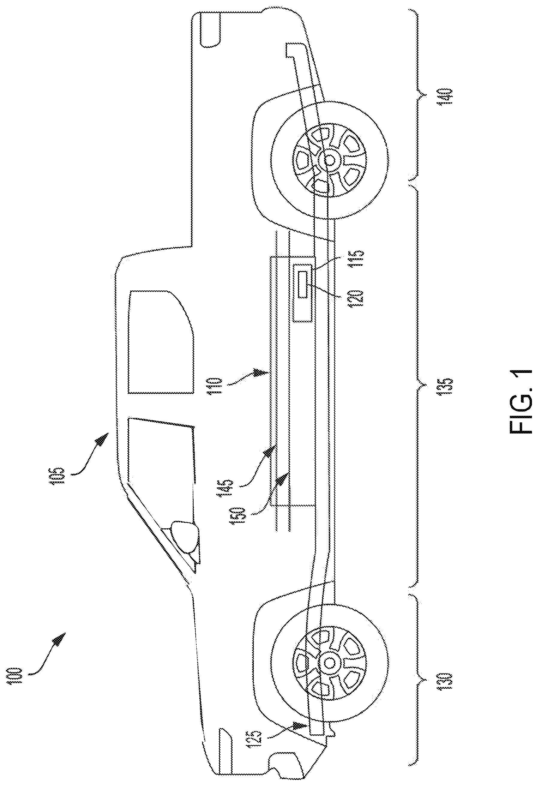 Patent US12327949 — Header apparatus for vehicle battery pack — Figure 1