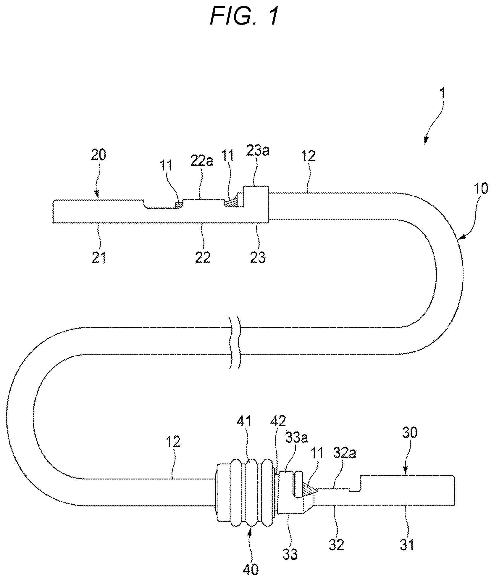 Patent US12327972 — Method for manufacturing terminal-equipped electric wire — Figure 1