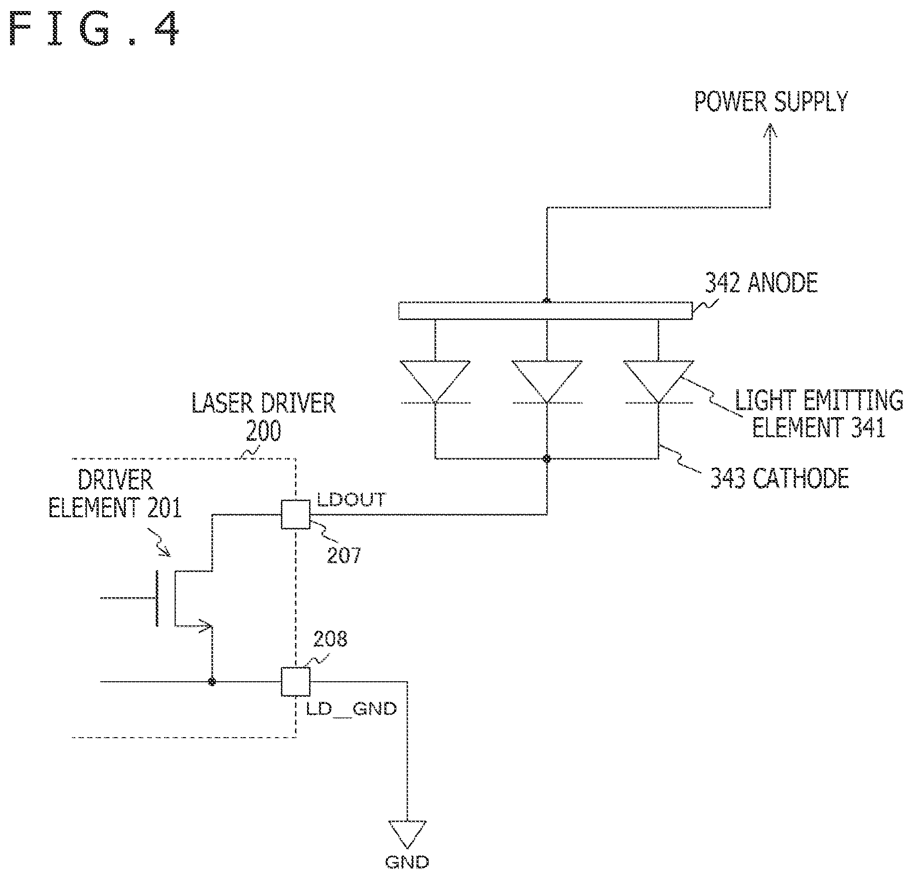 Patent US12327980 Figure 4 – Semiconductor laser driving apparatus, electronic equipment, and manufacturing method of semiconductor laser driving apparatus