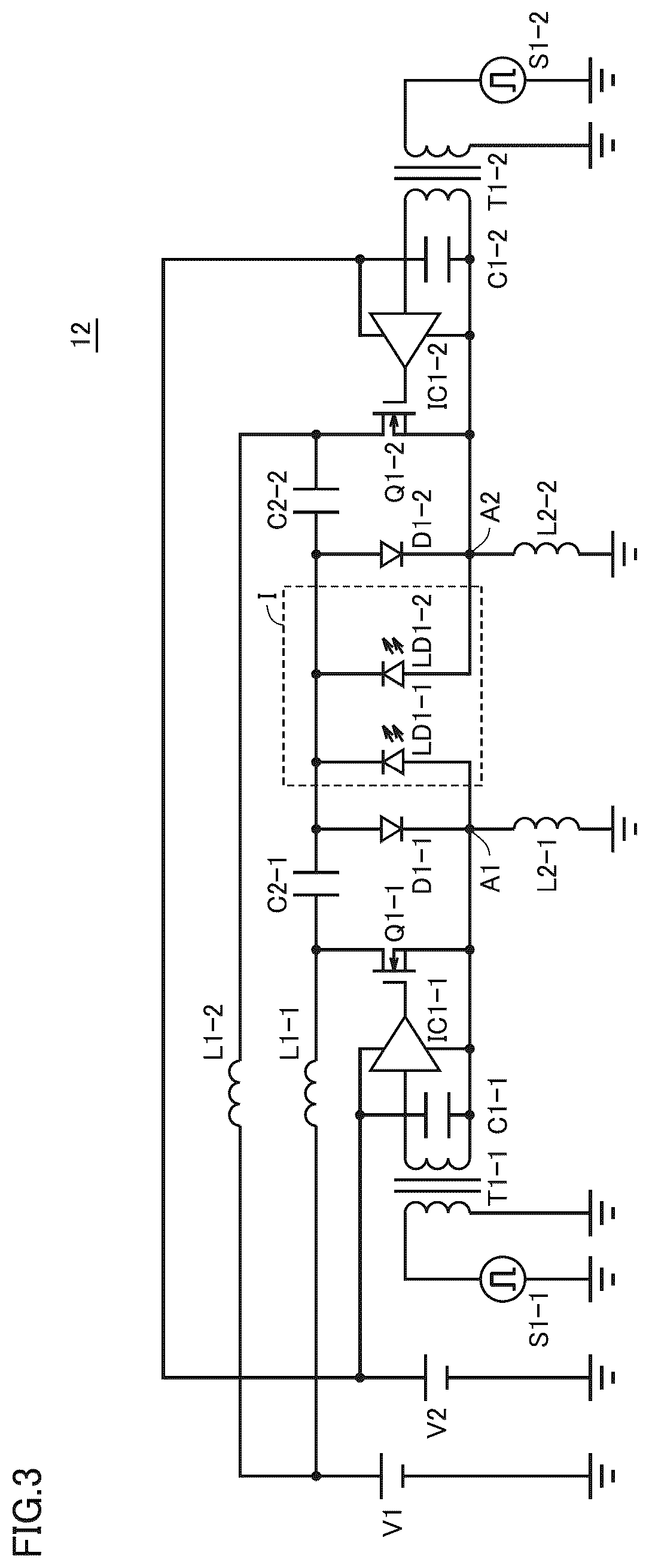 Patent US12327982 Figure 3 – Laser diode drive circuit
