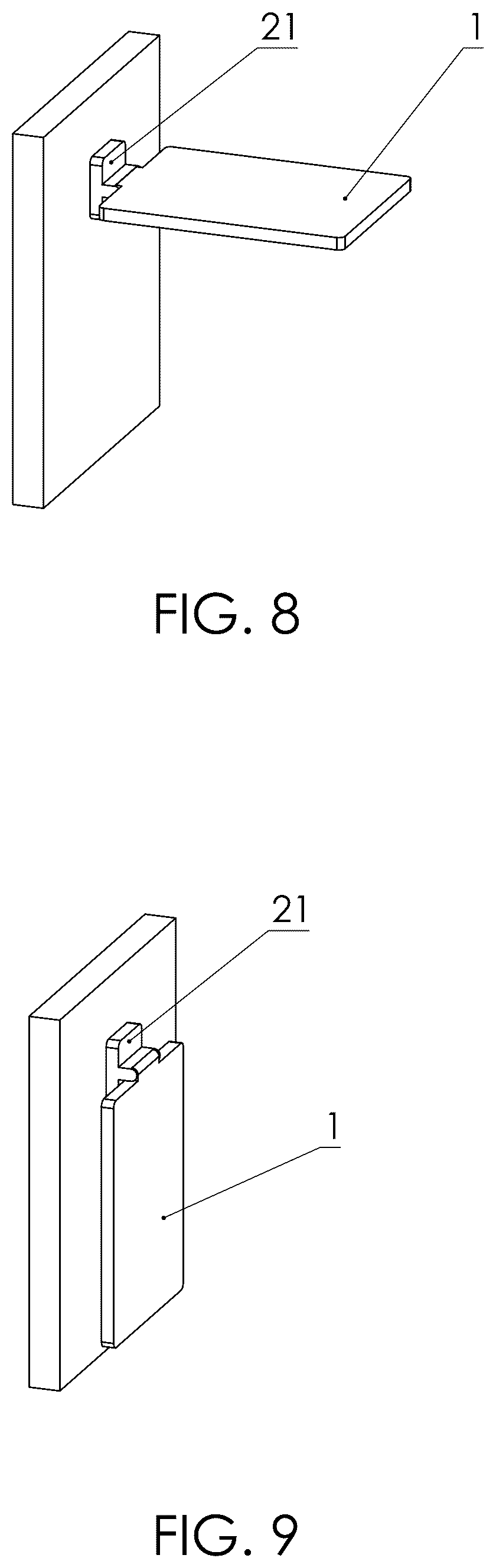 Patent US12328010 — Electronic charging shelf system — Figure 1