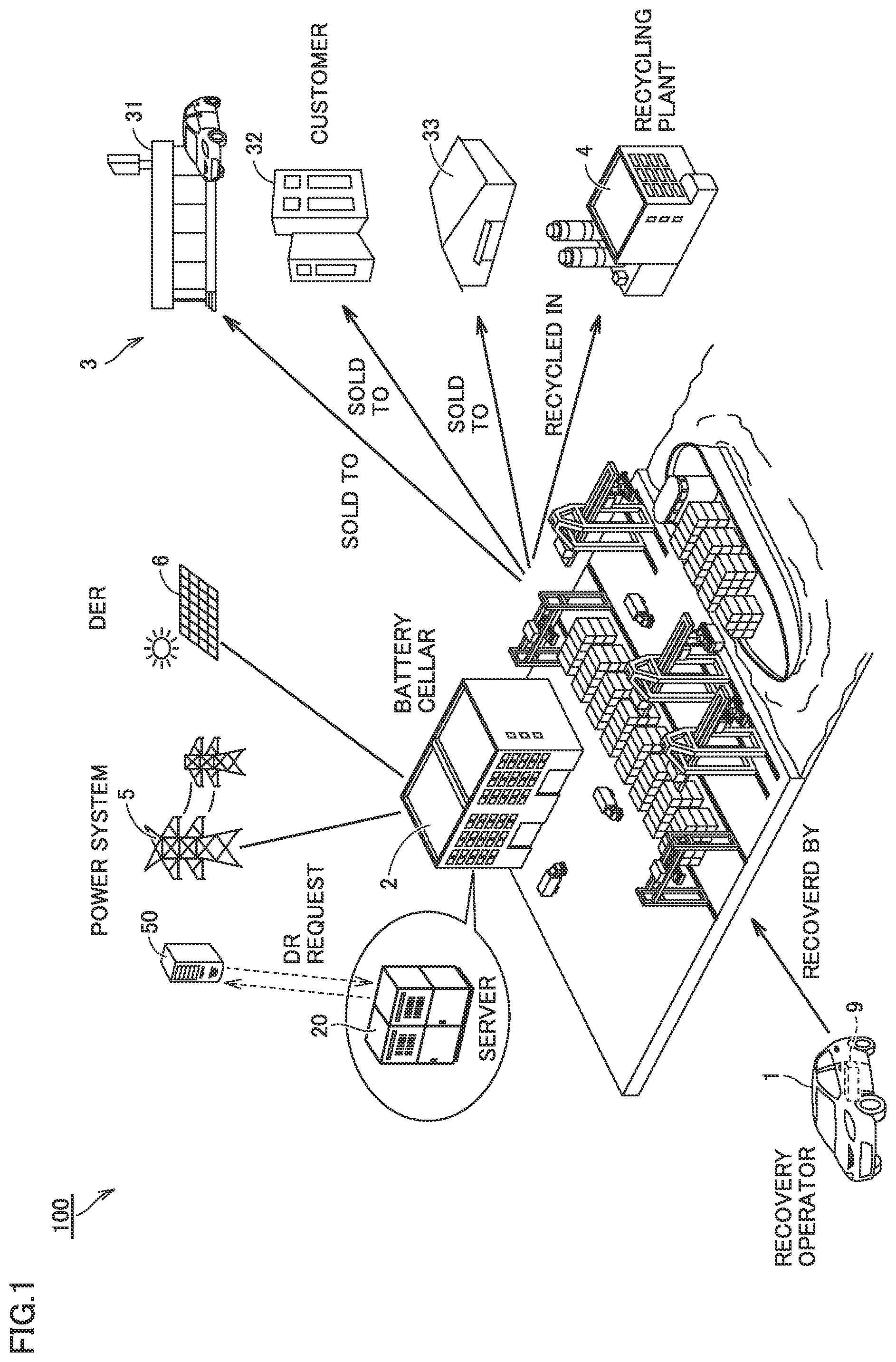 Patent US12328026 — Battery management system and battery management method — Figure 1