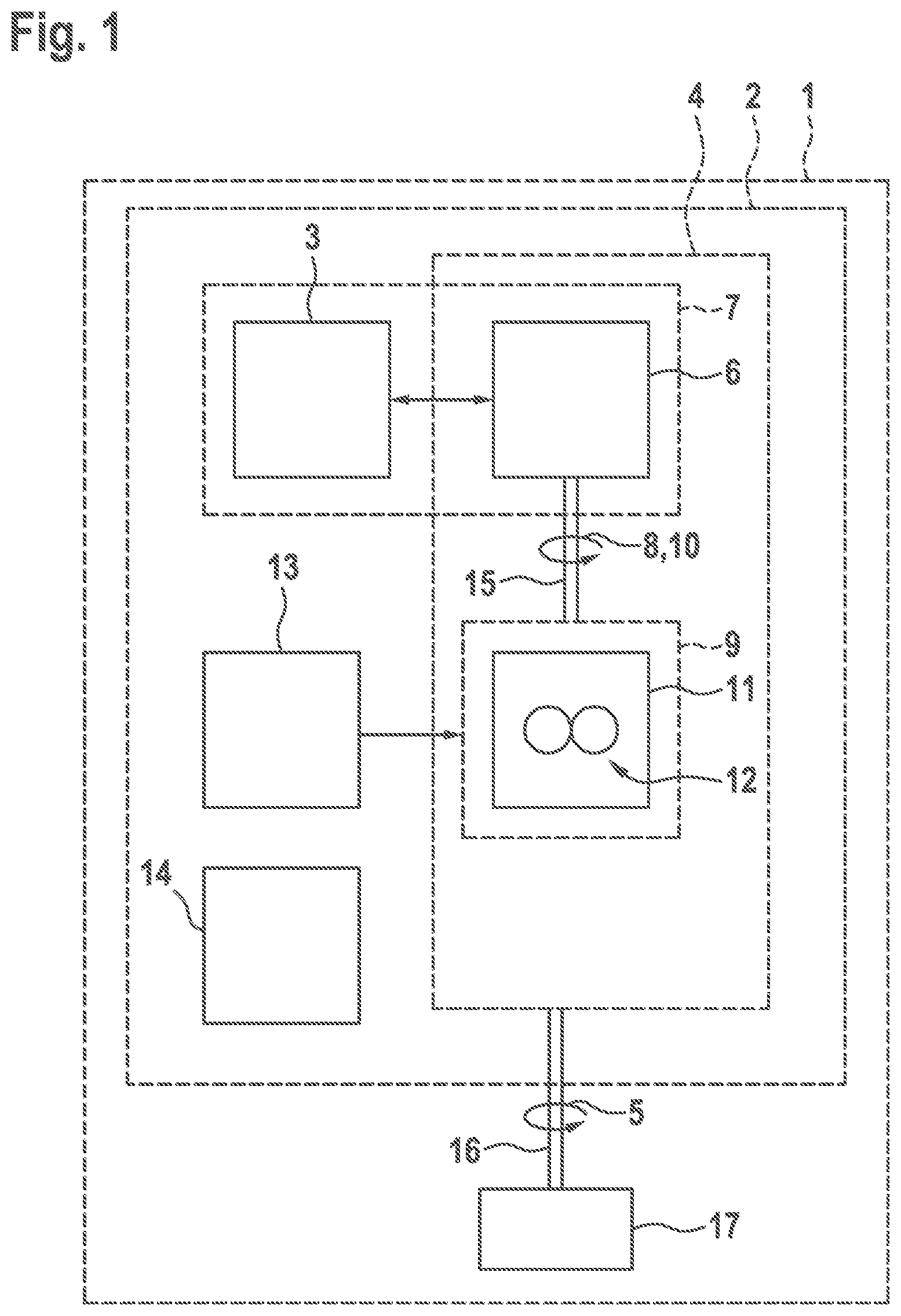 Patent US12328047 Figure 1 – Stator for an electric machine, drive installation for an electric vehicle, and vehicle